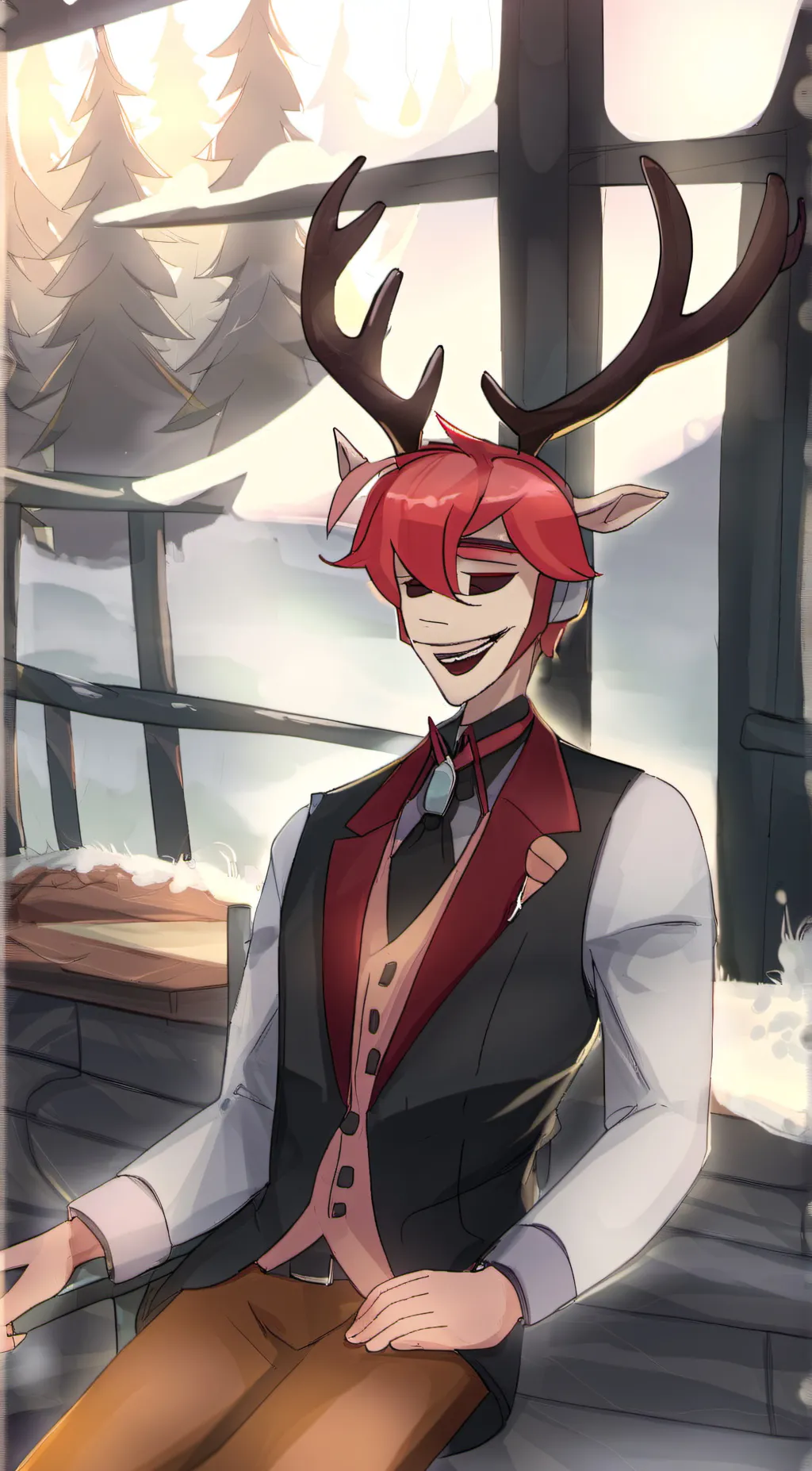 ai character: Alastor  background
