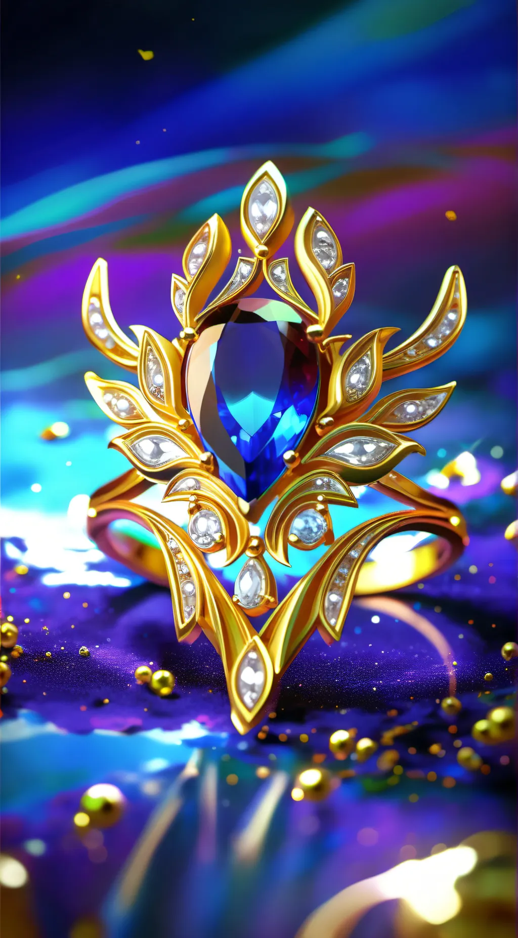 ai character: crystal dude background
