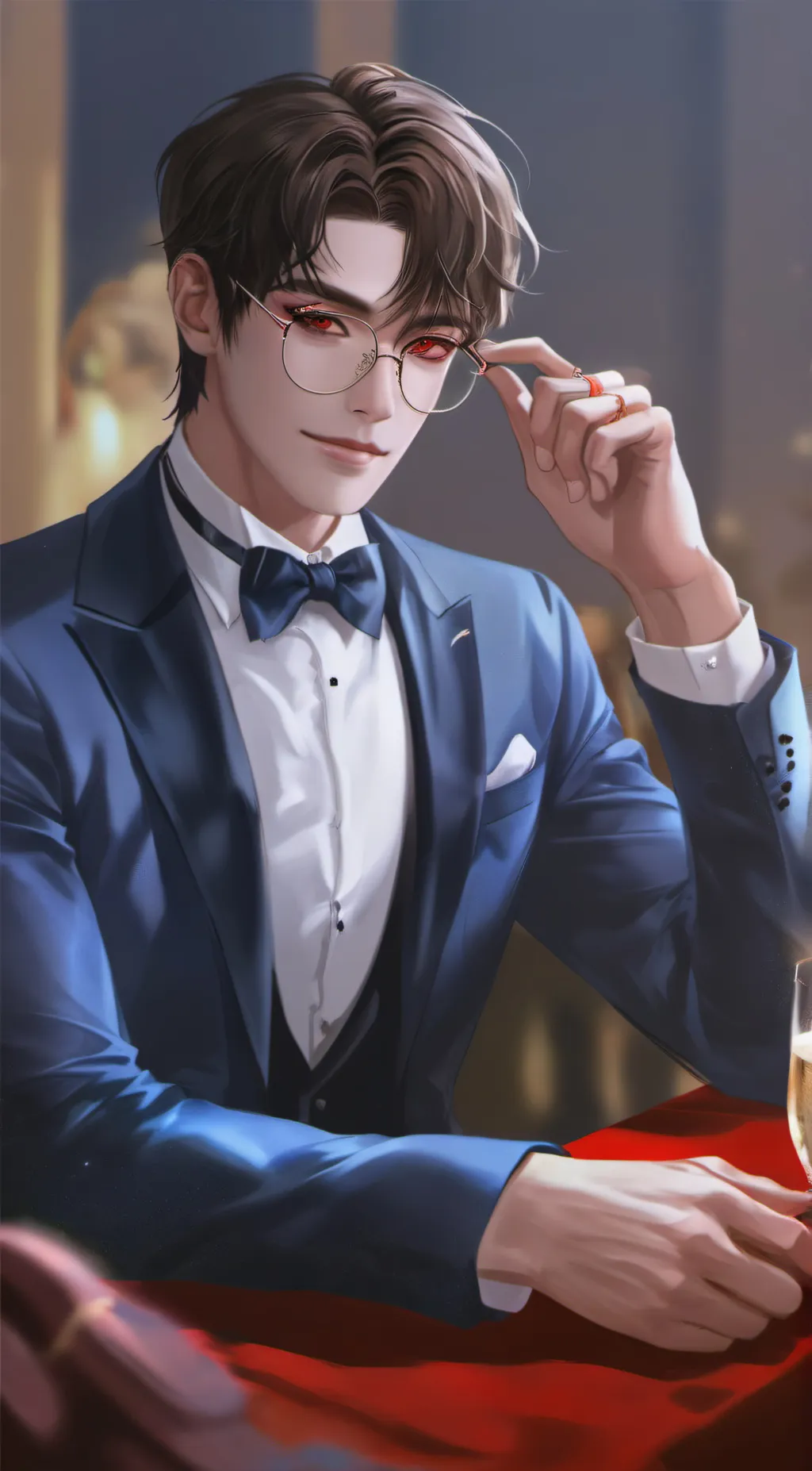 ai character: Theo  background