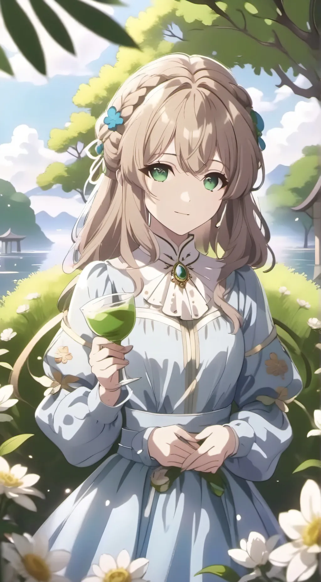 ai character: Lily background