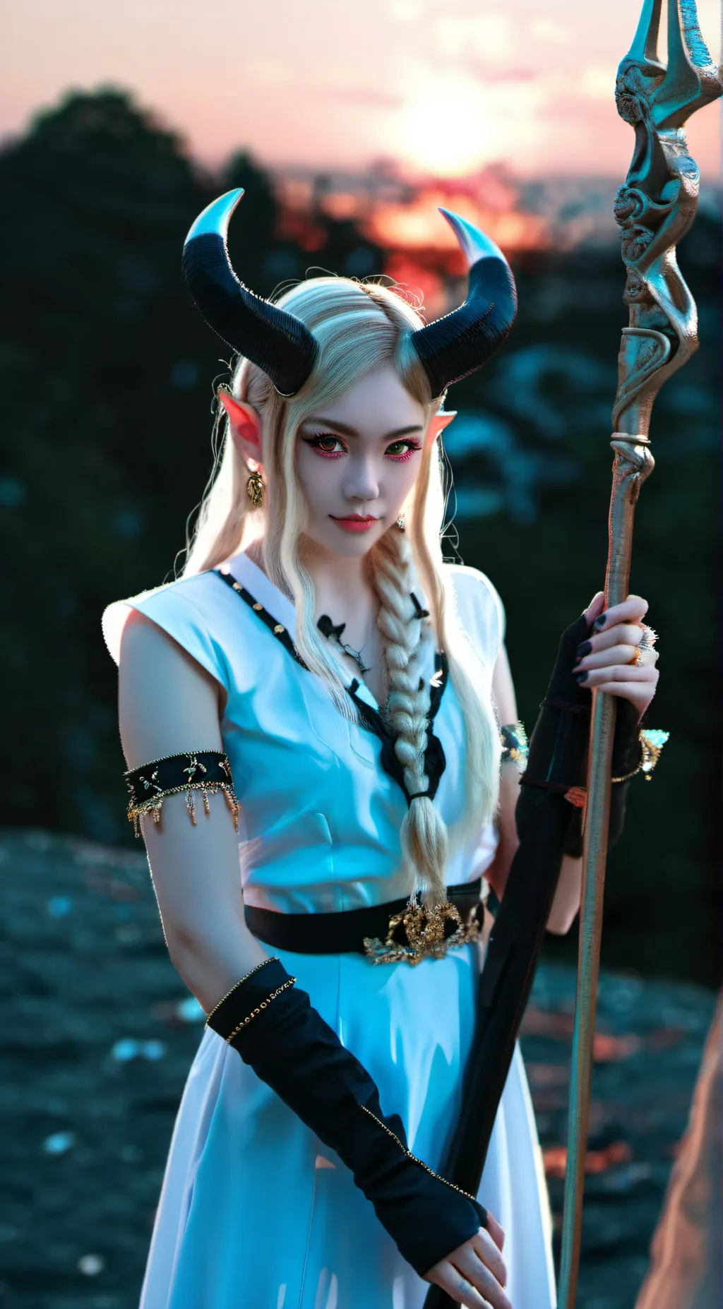 ai character: Violet Starr background