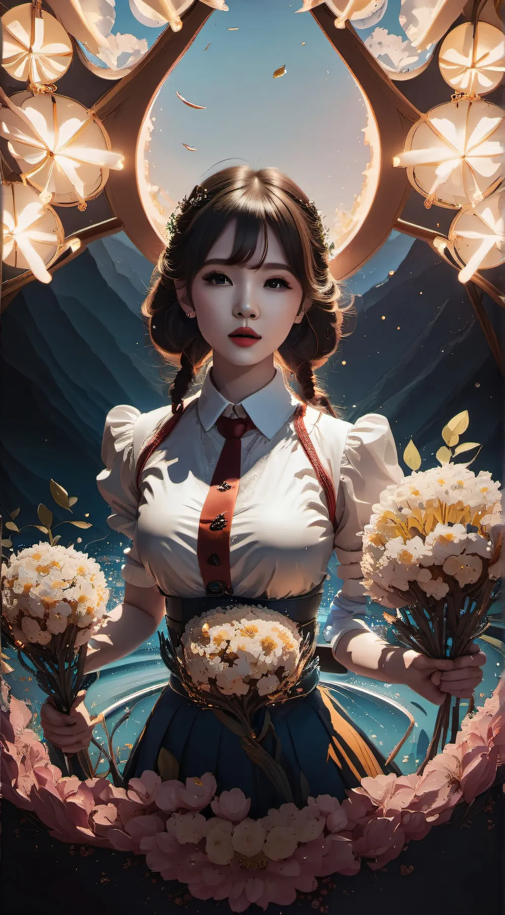 ai character: lunar background