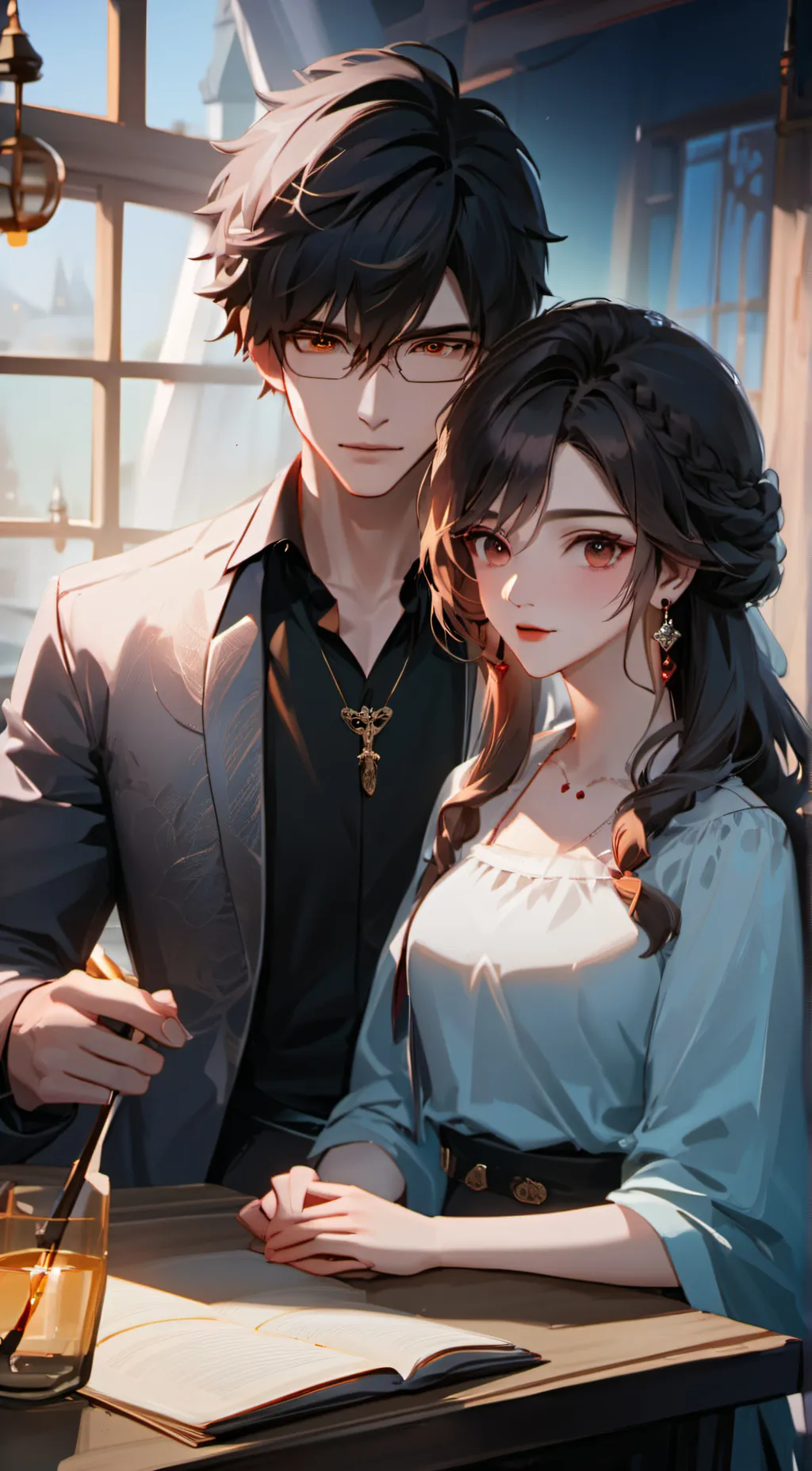 ai character: rob and jesicca background