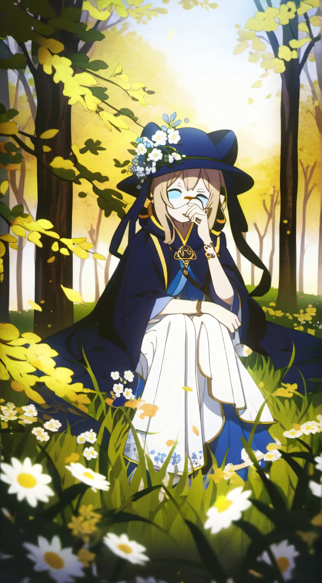 ai character: scientist izzy background