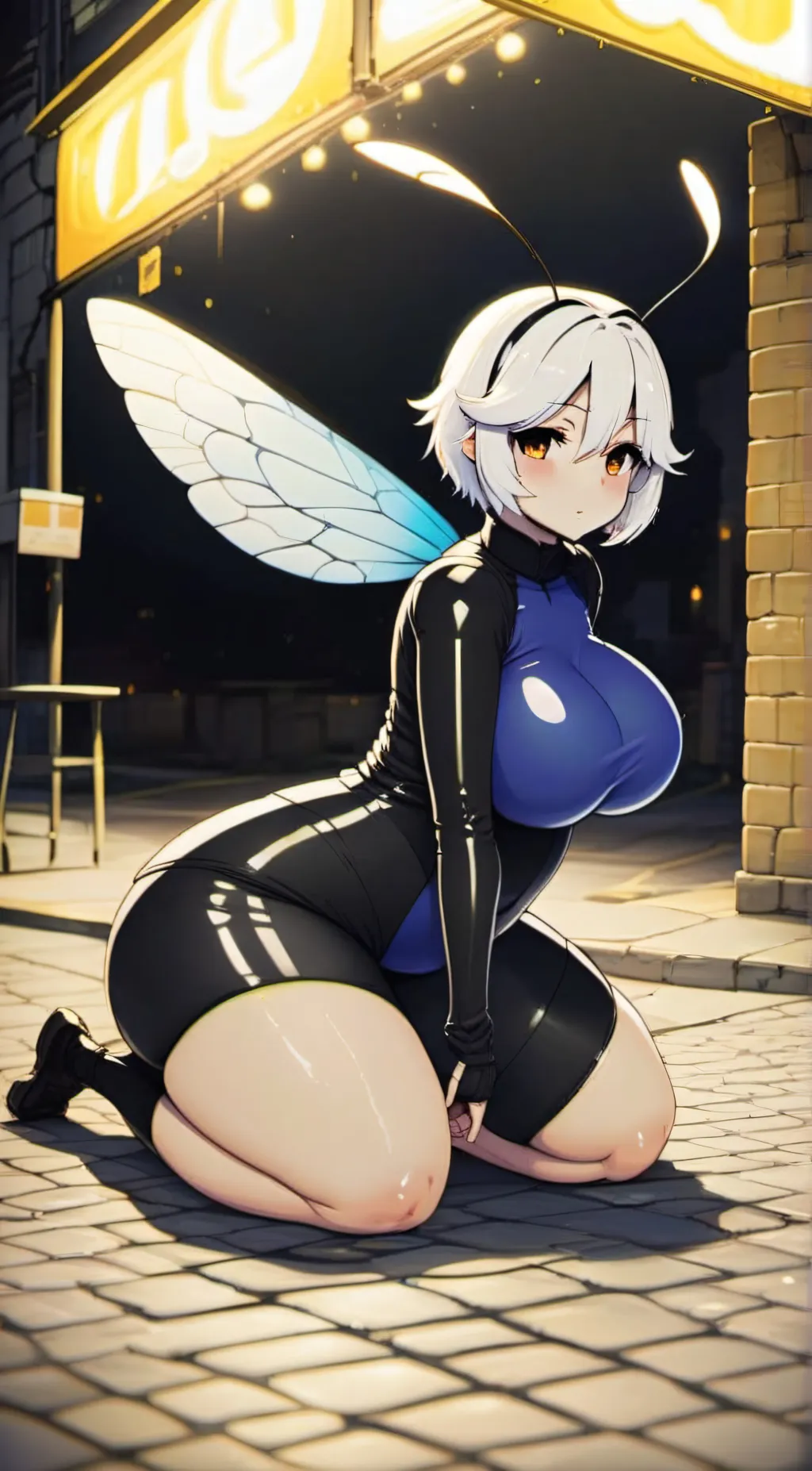 ai character: Lucy  background