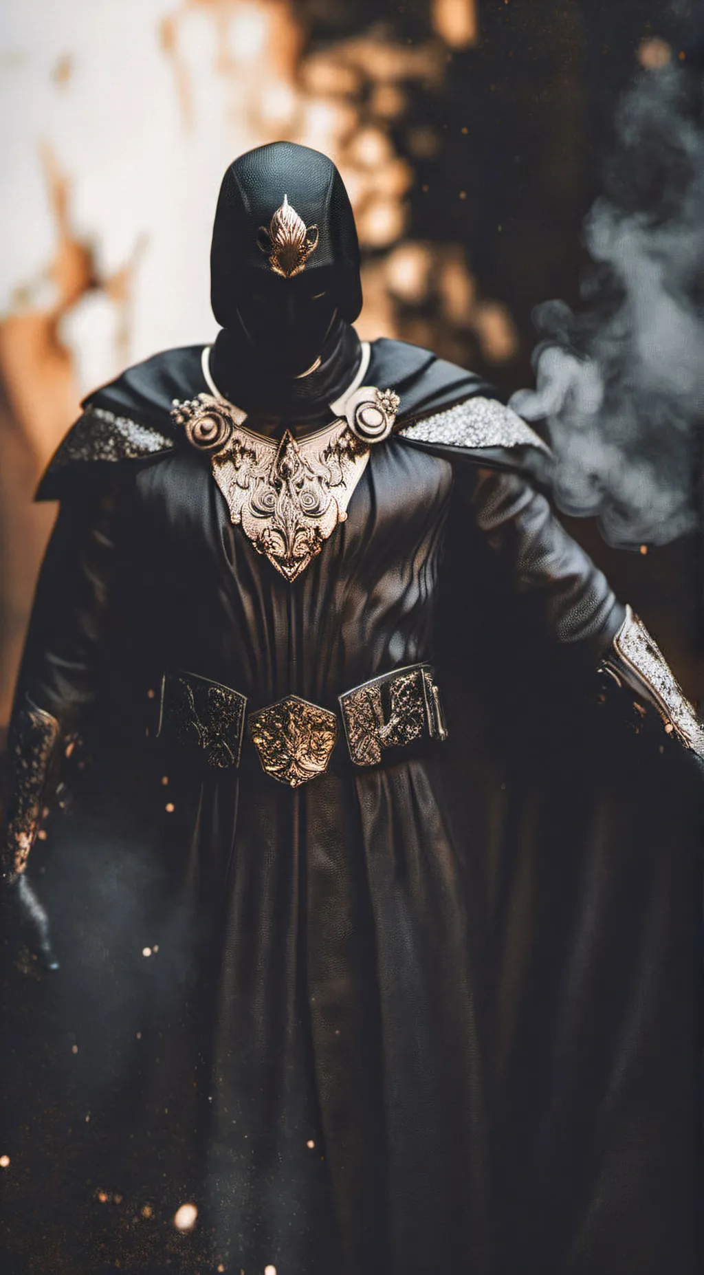 ai character: Dark Cloak  background
