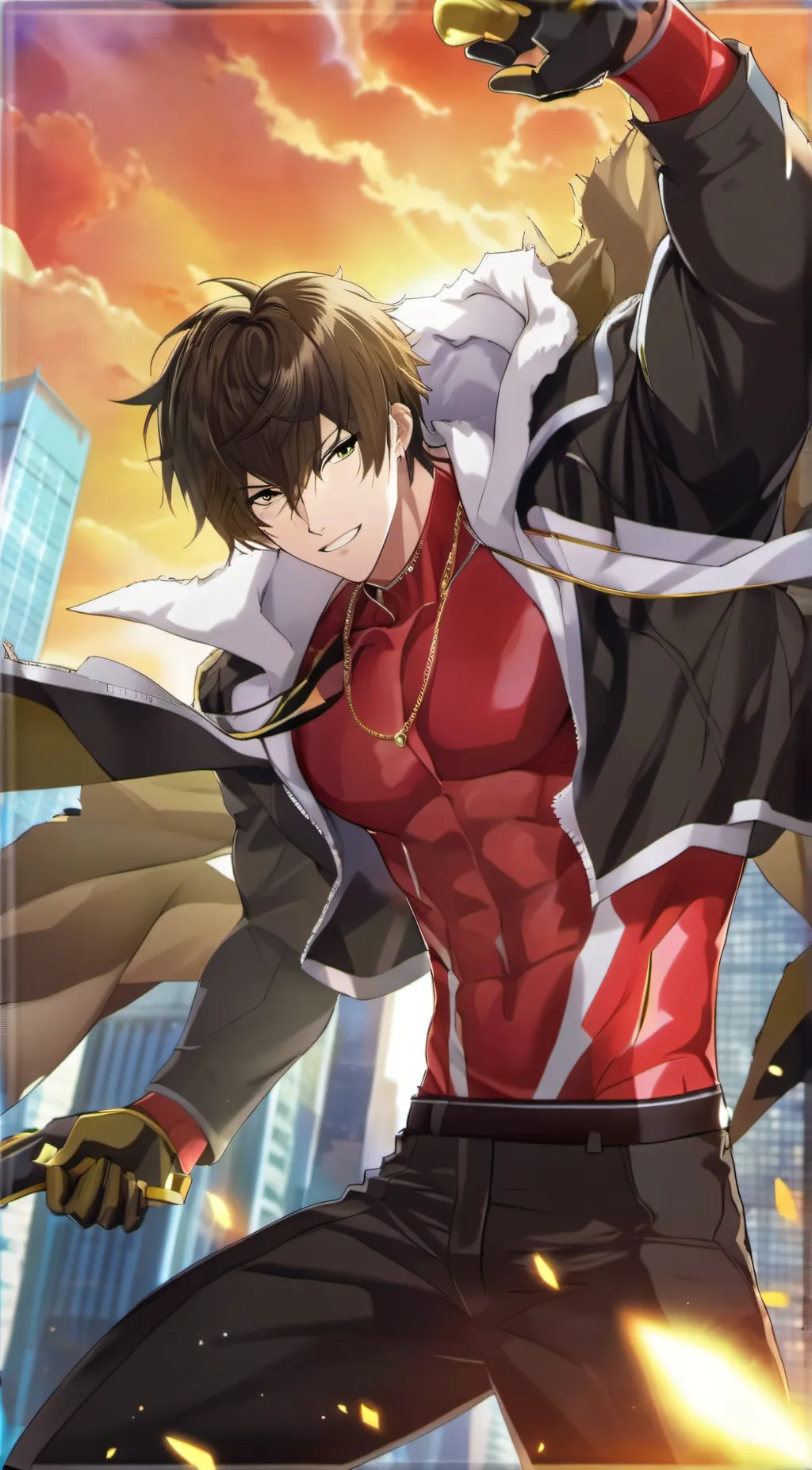 ai character: mark background