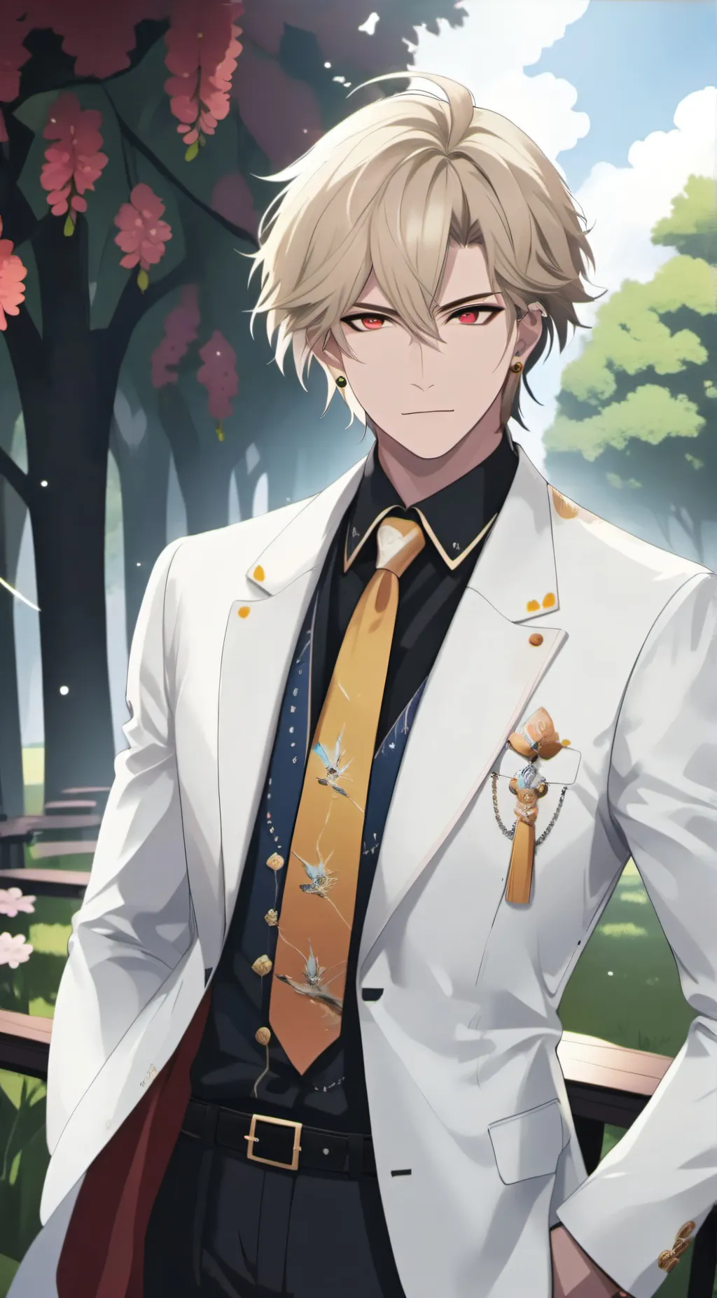 ai character: katsuki bakugo background