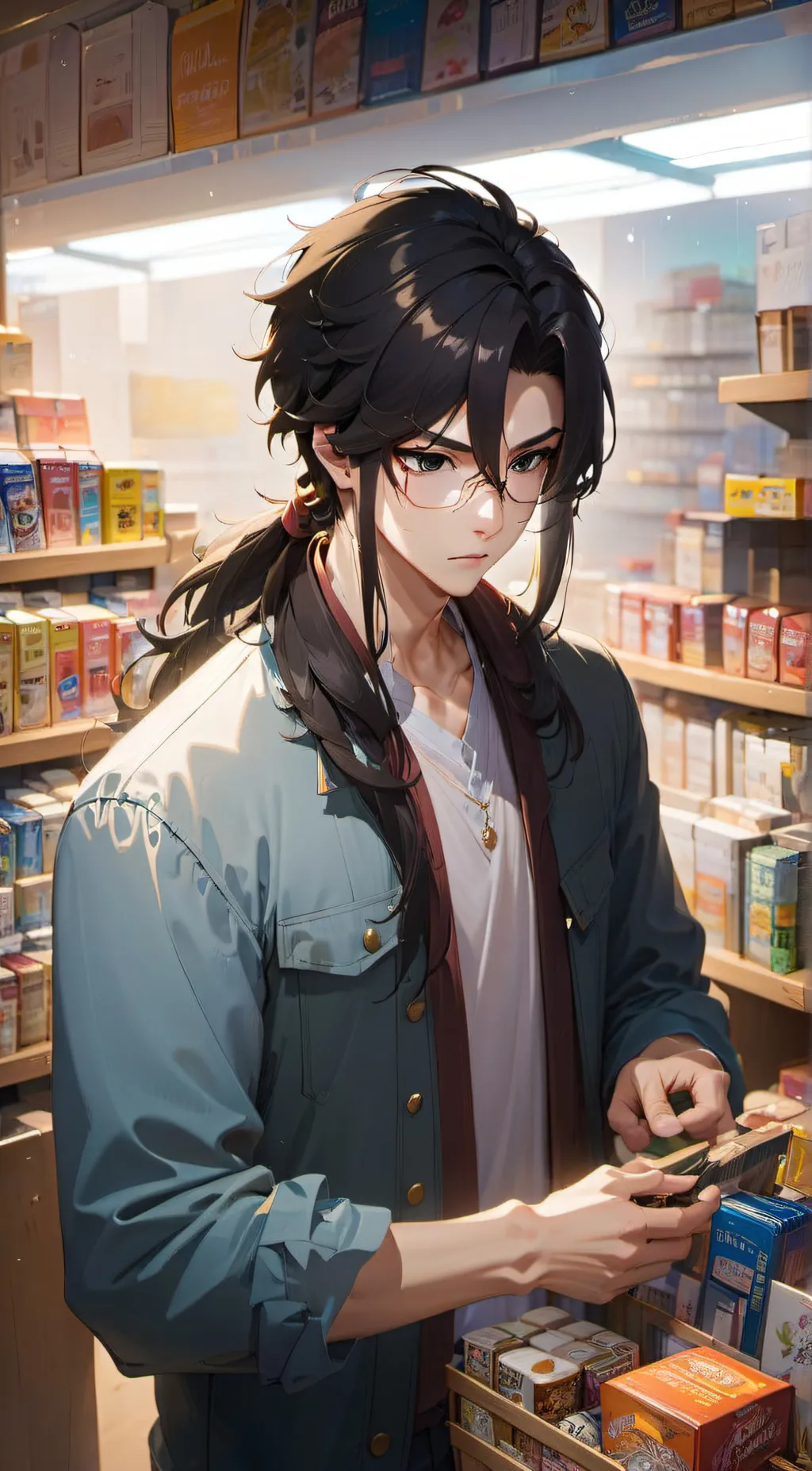 ai character: Ye  background