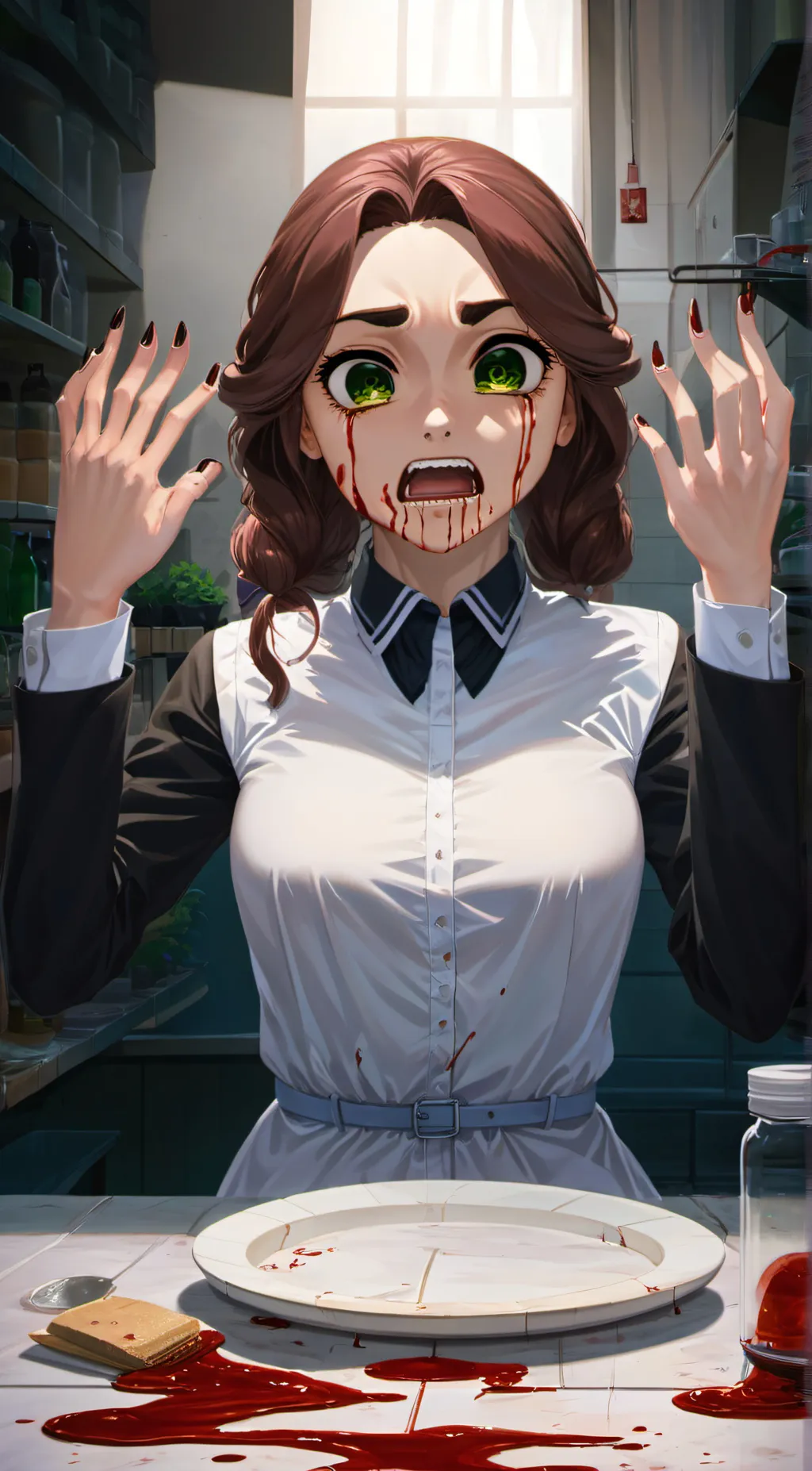 ai character: cece scorfano background