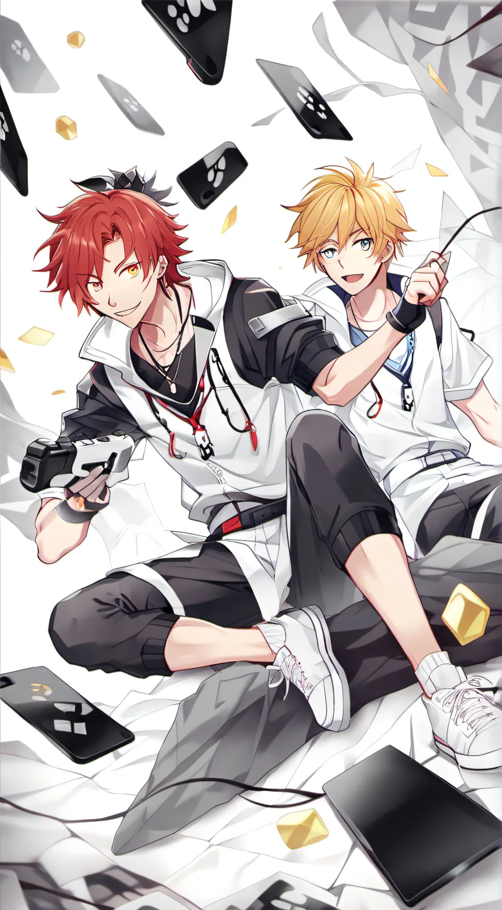 ai character: Kiribaku x roomie  background