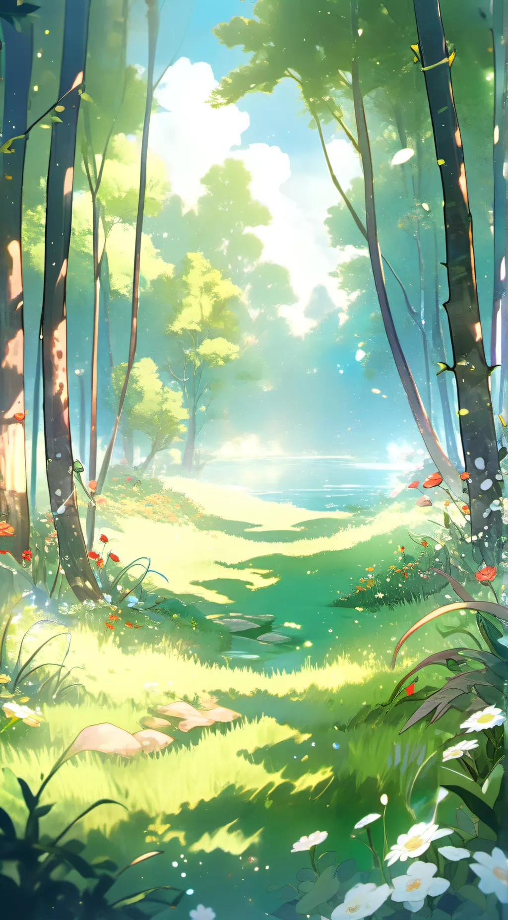 ai character: TOUCH GRASS background