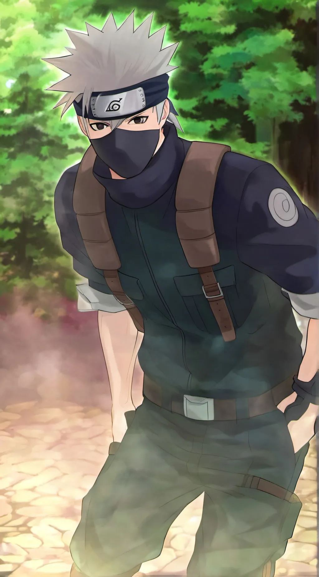 ai character: Kakashi  background