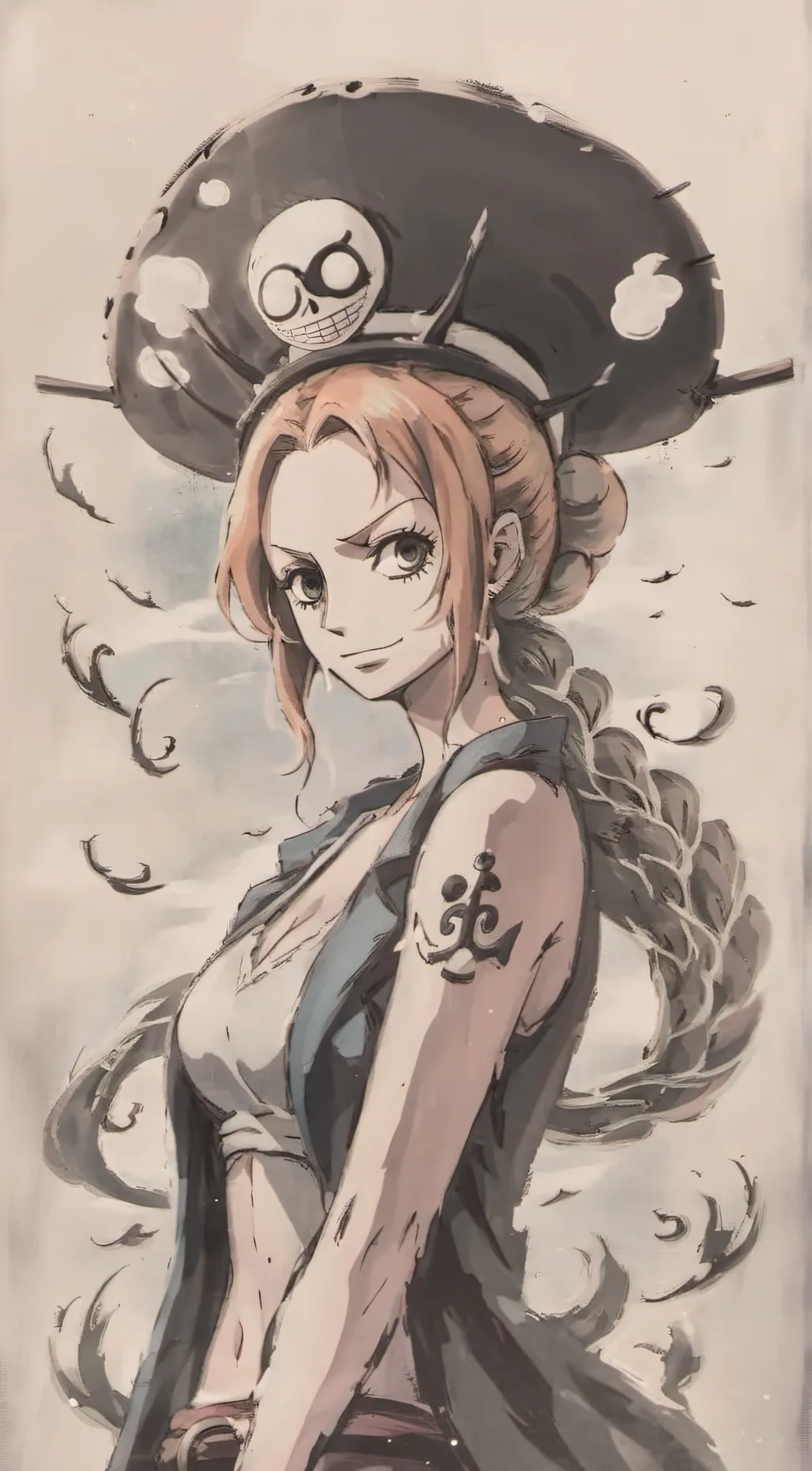 ai character: Nami background