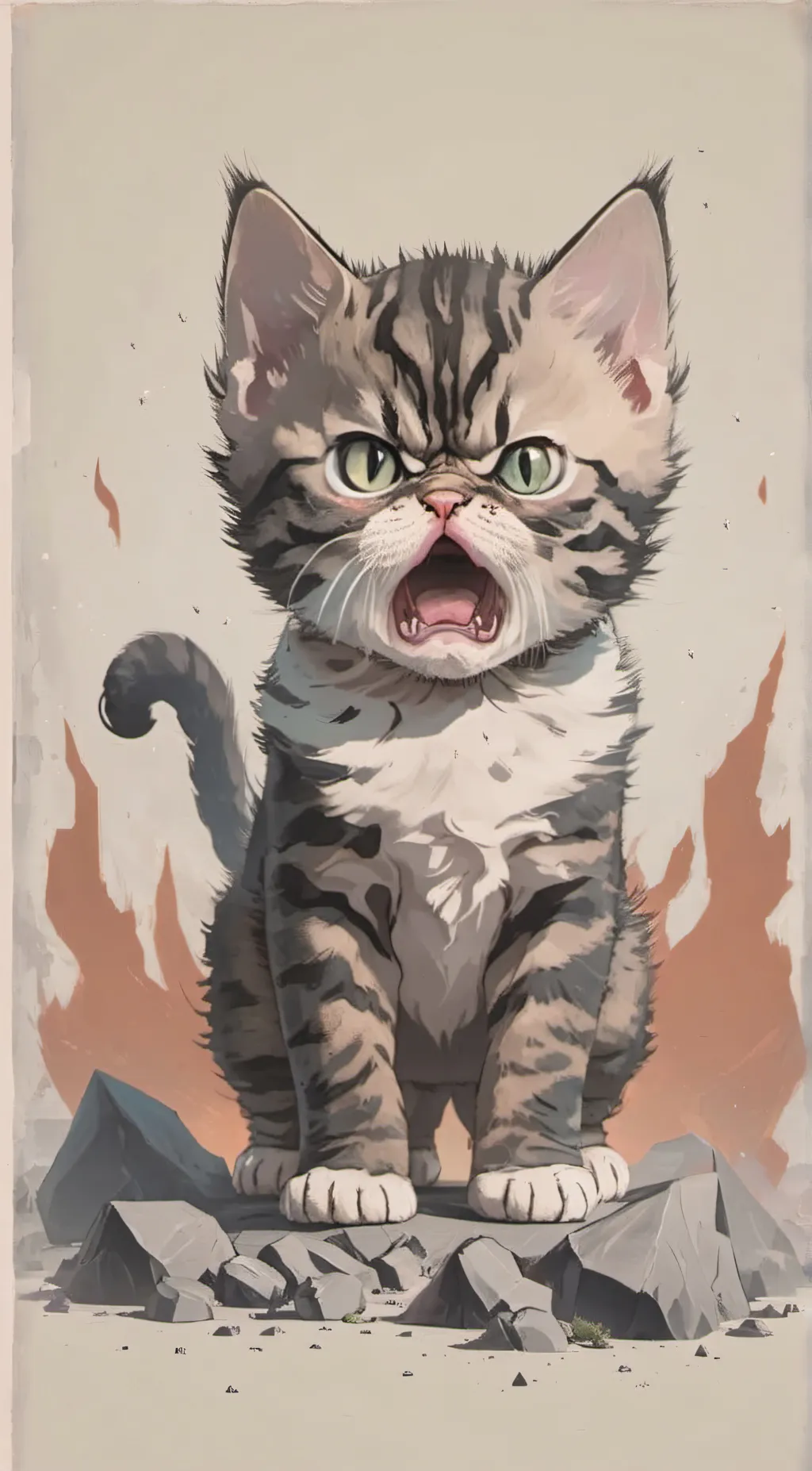ai character: Angry background