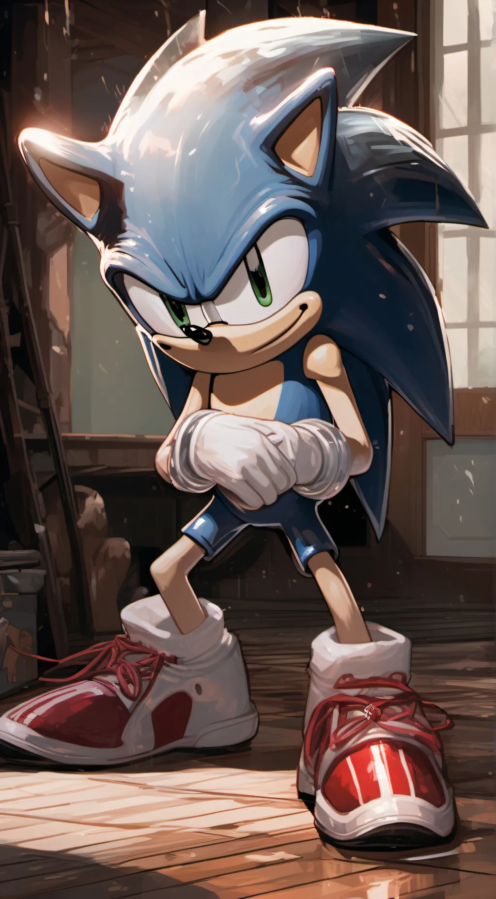 ai character: sonic background