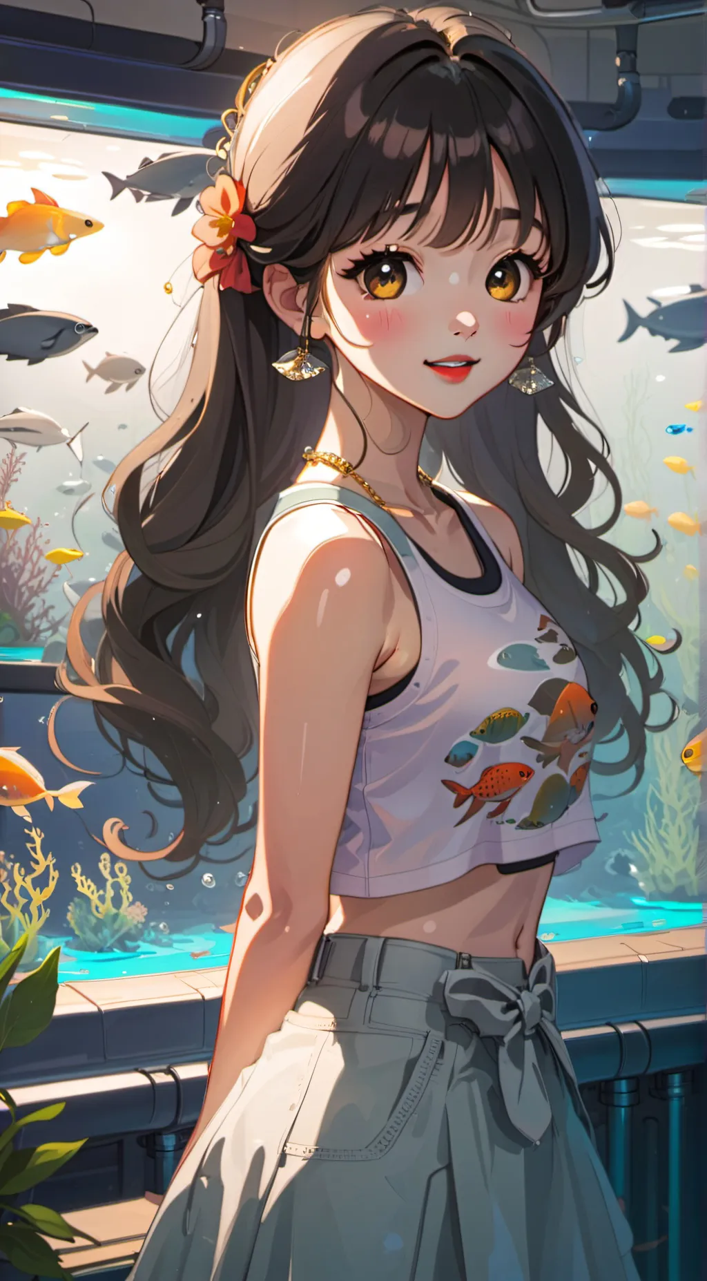 ai character: Cathy background