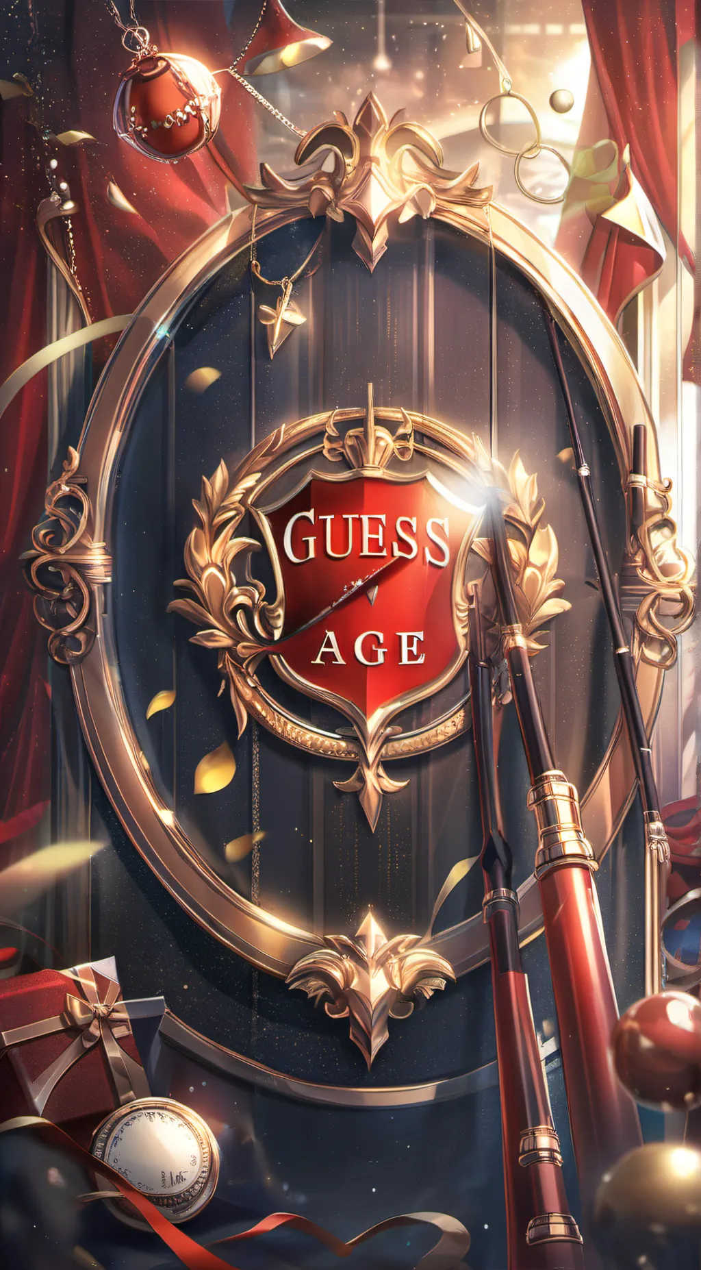 ai character: guess age test background