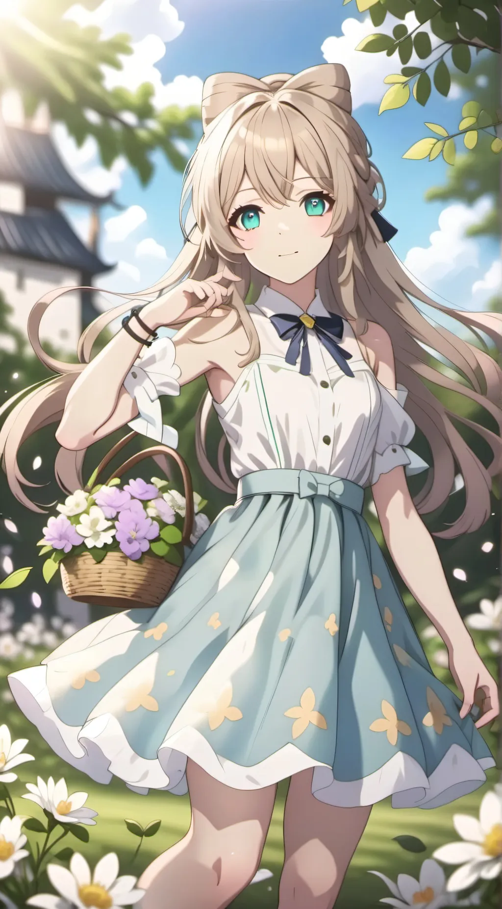 ai character: Lilly background