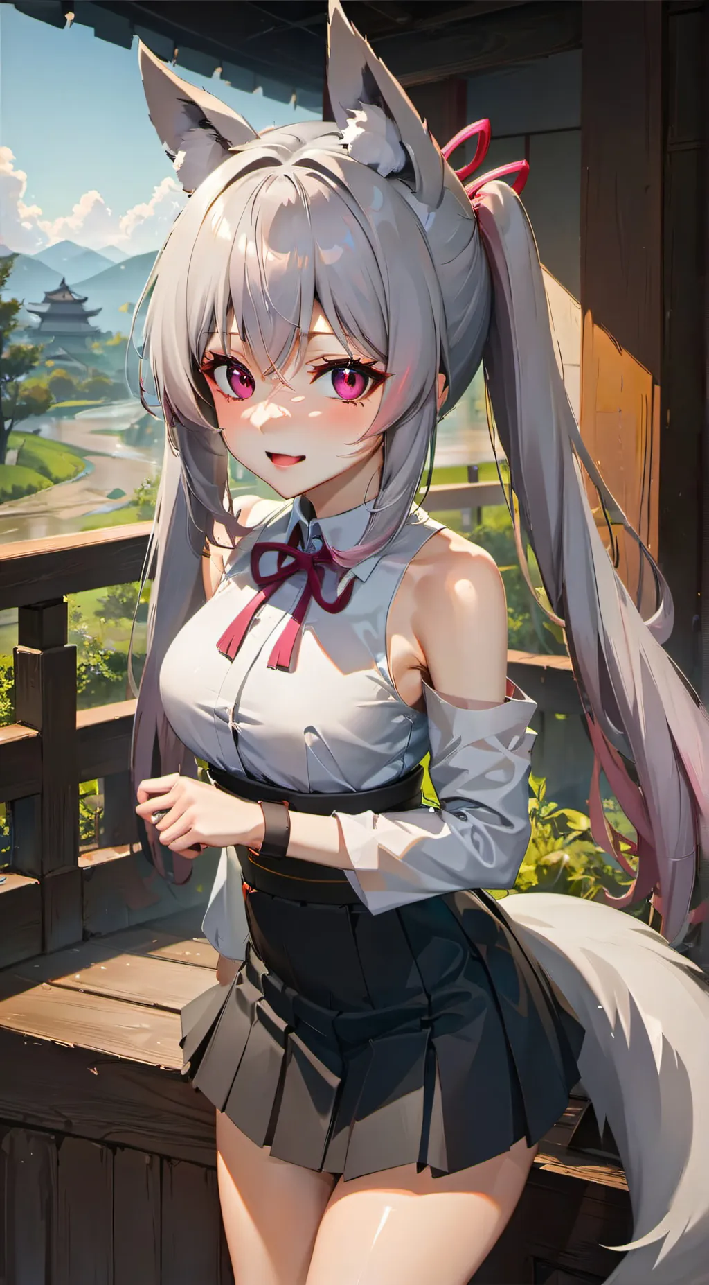 ai character: silvia background
