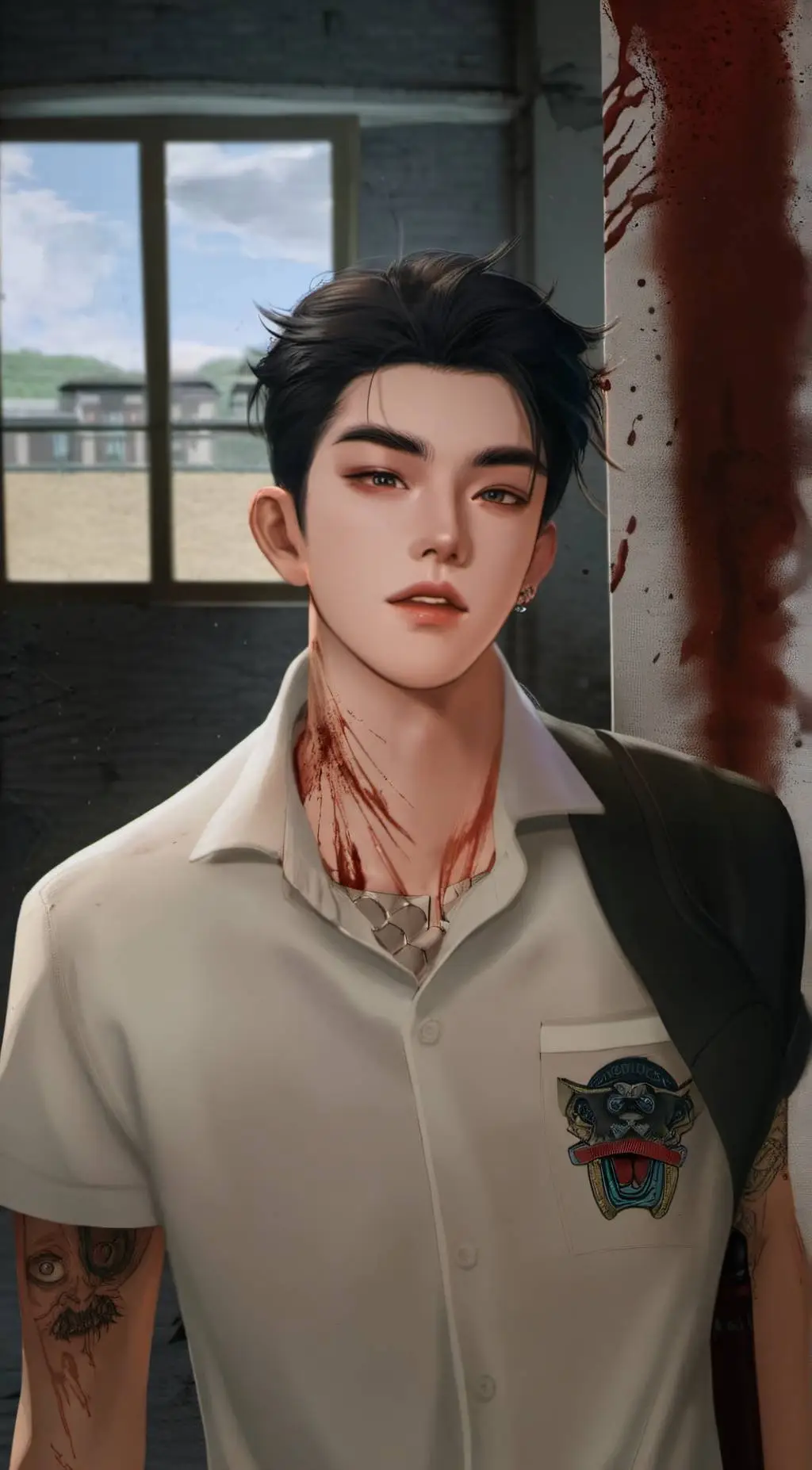 ai character: Sebastian background