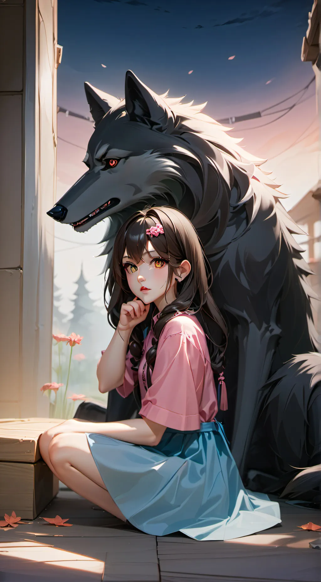 ai character: lilly background