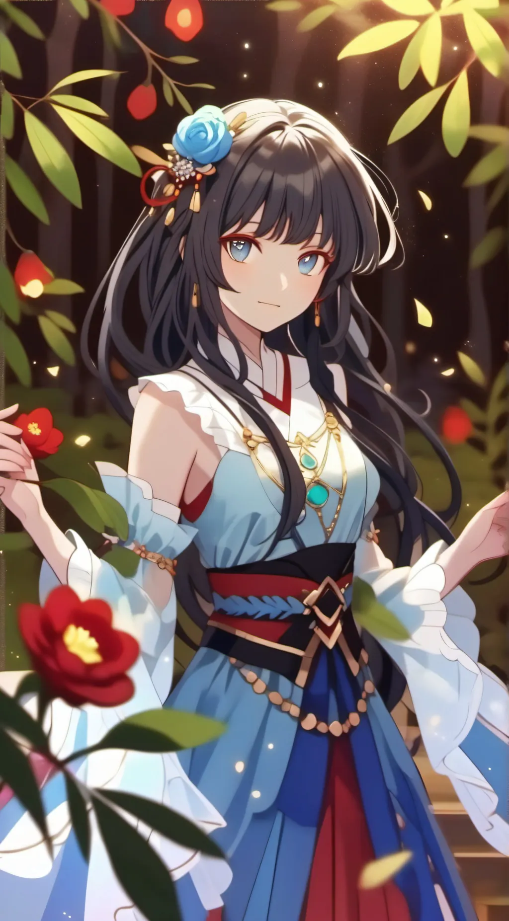 ai character: izzy background