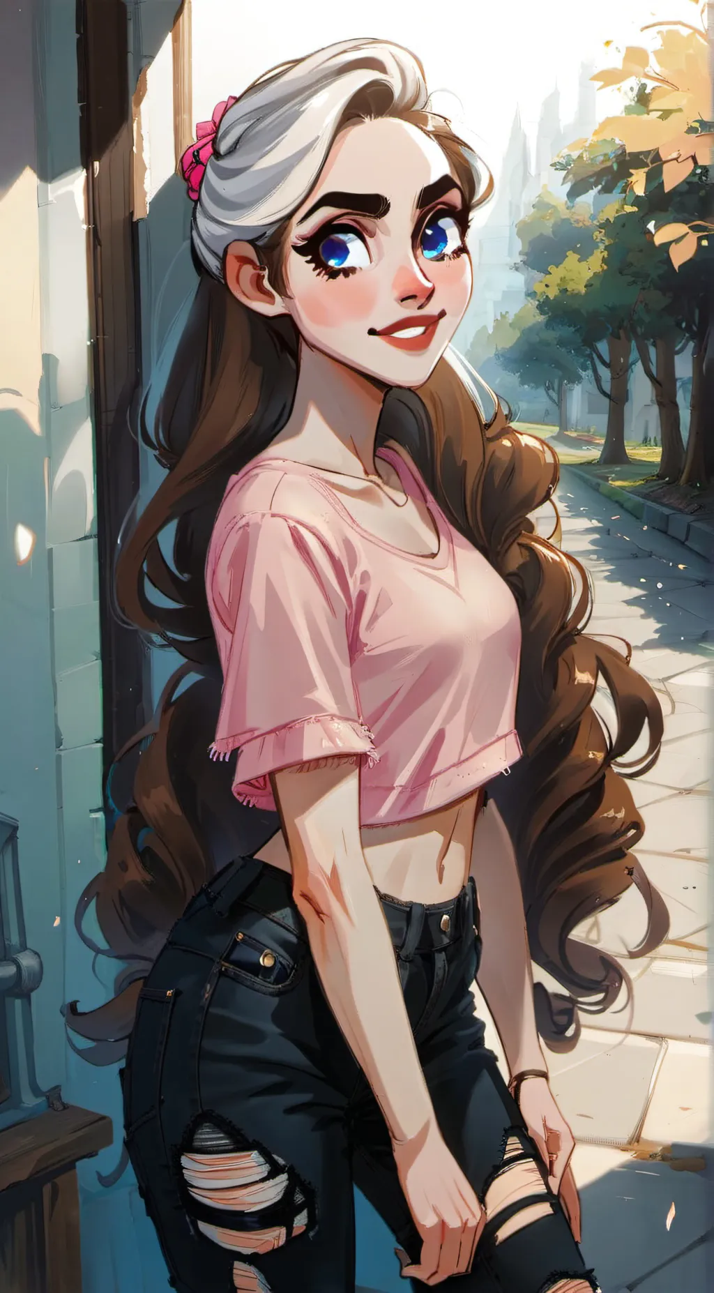 ai character: ★may★ background