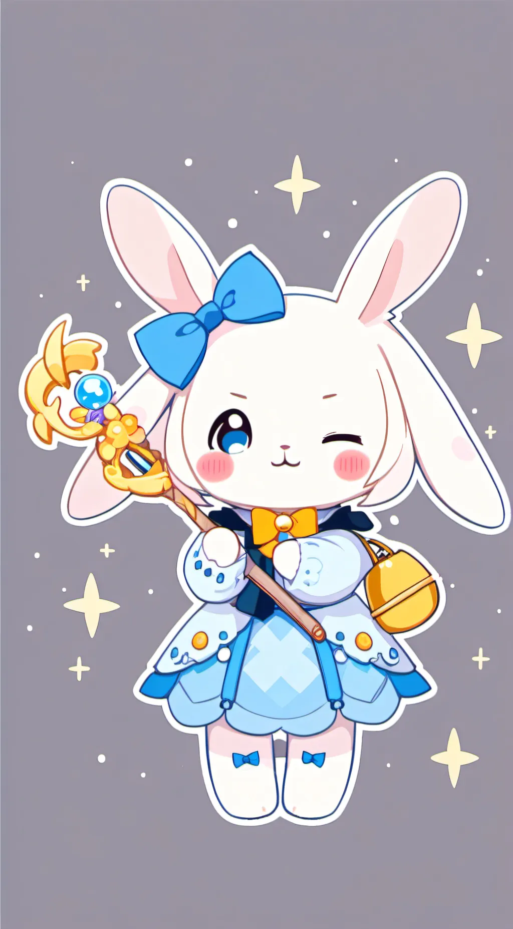 ai character: Cinnamoroll background
