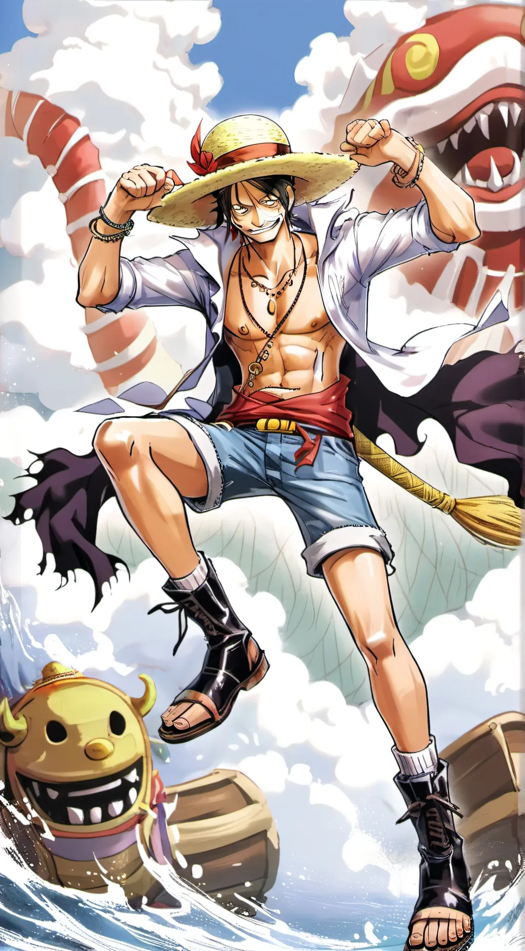 ai character: Portgas D. Ace  background