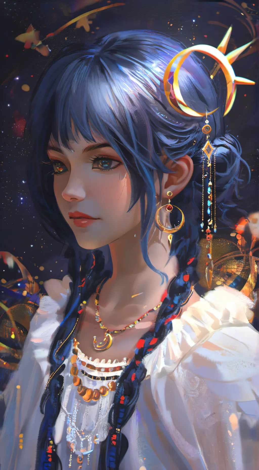 ai character: Aquarius  background