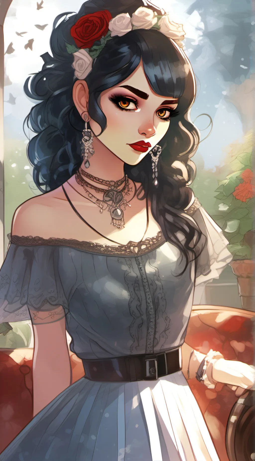 ai character: Adelita Artemio background