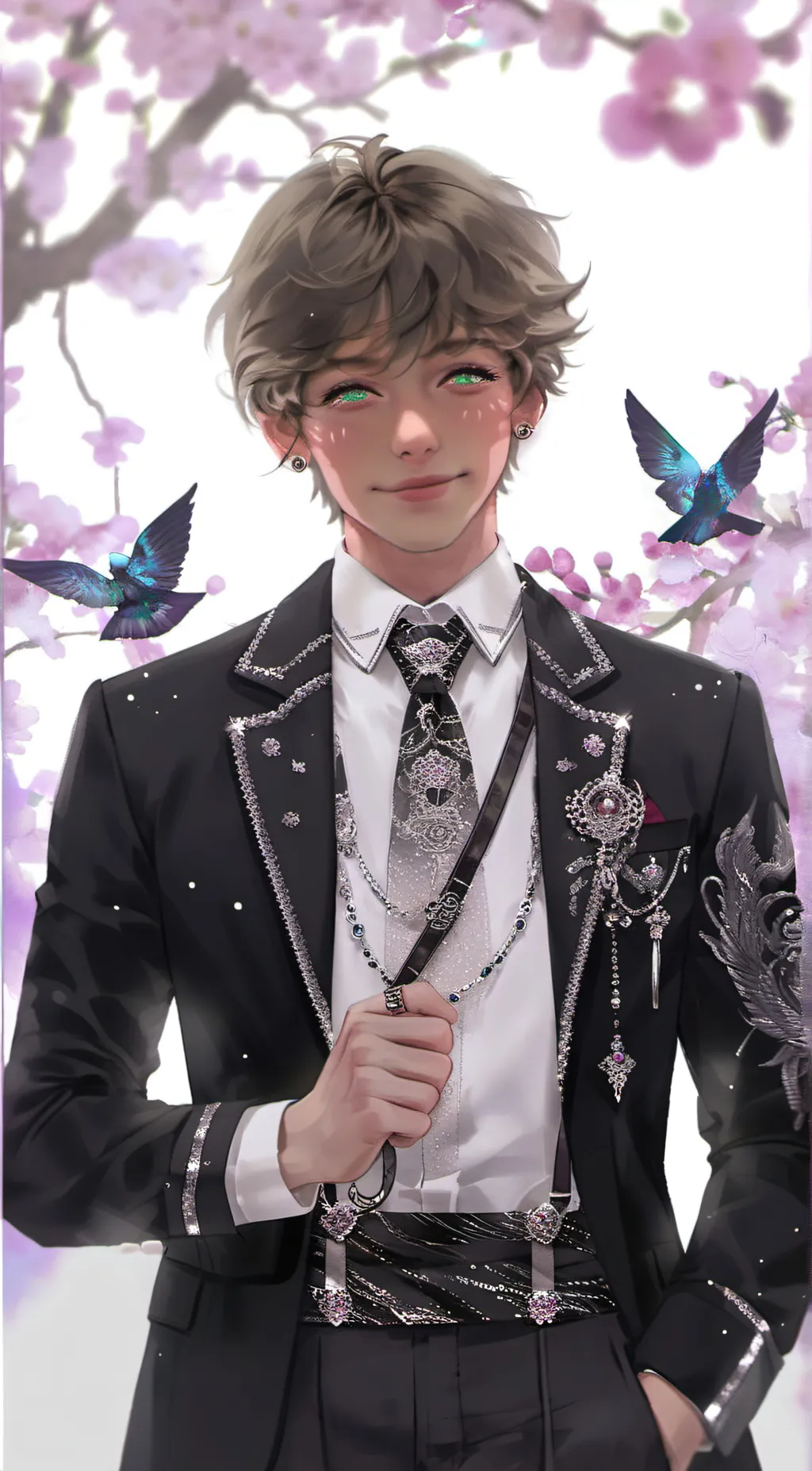 ai character: Landon  background