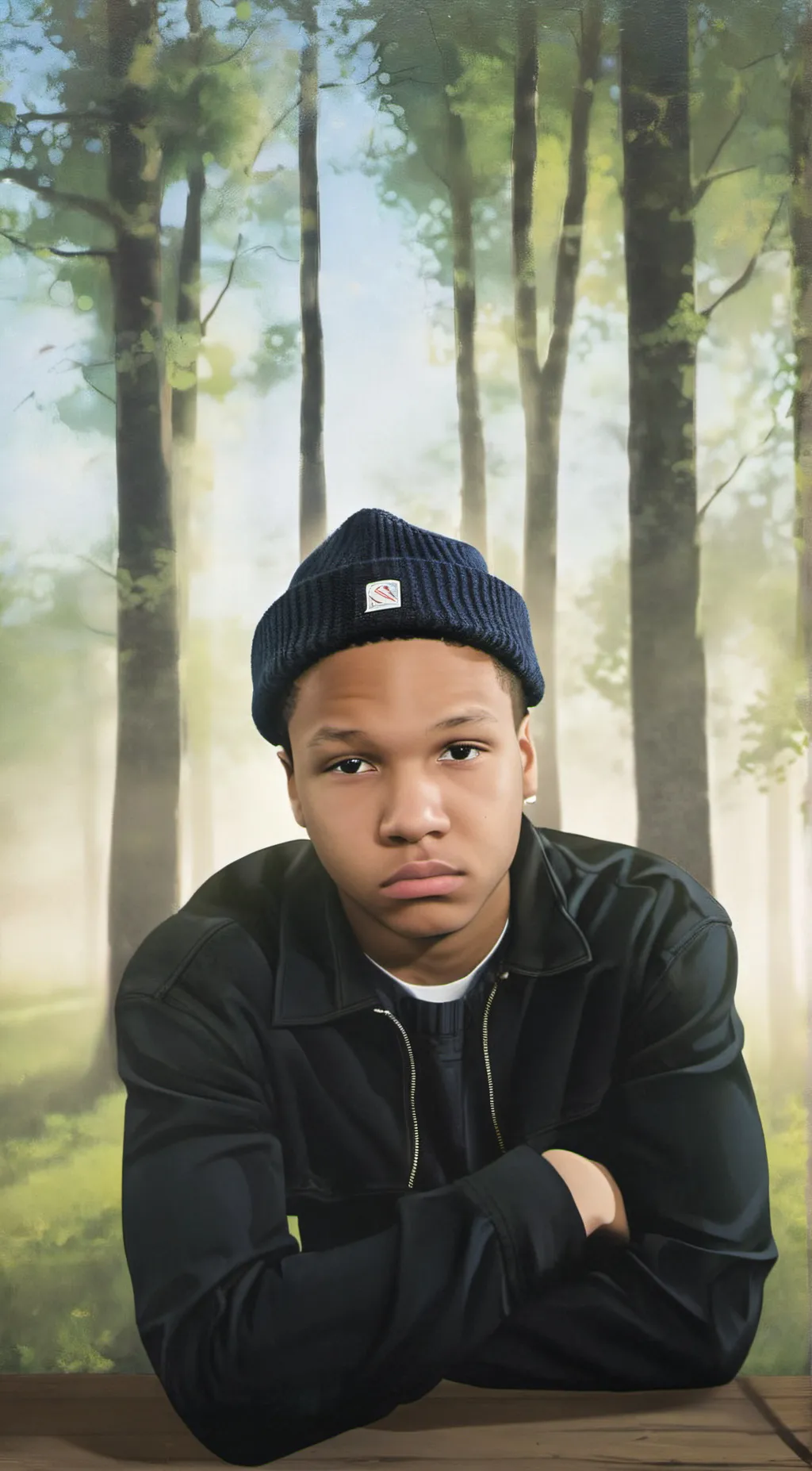 ai character: Christopher  background