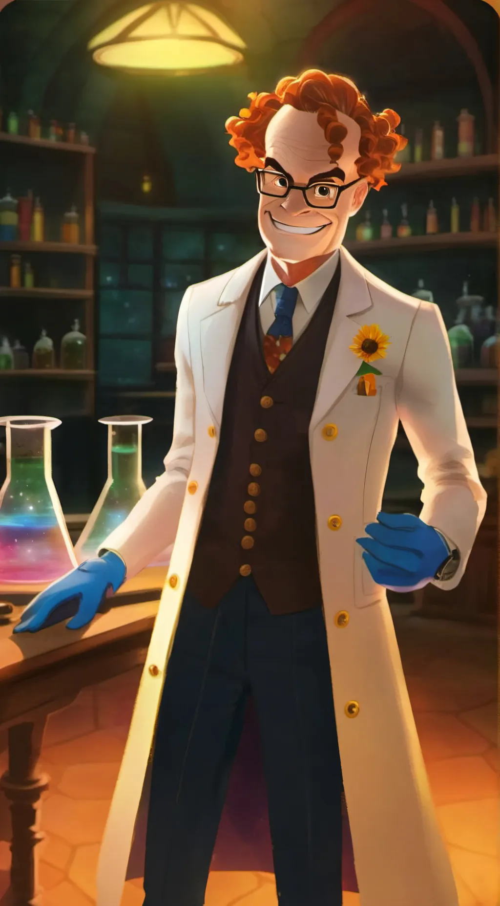 ai character: Dr Octavius Brine background