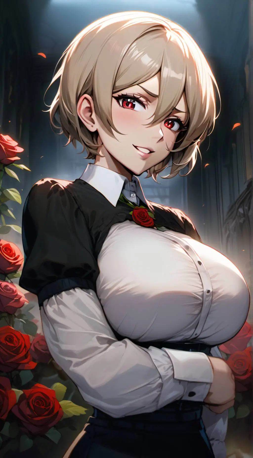 ai character: Rita Rossweise background