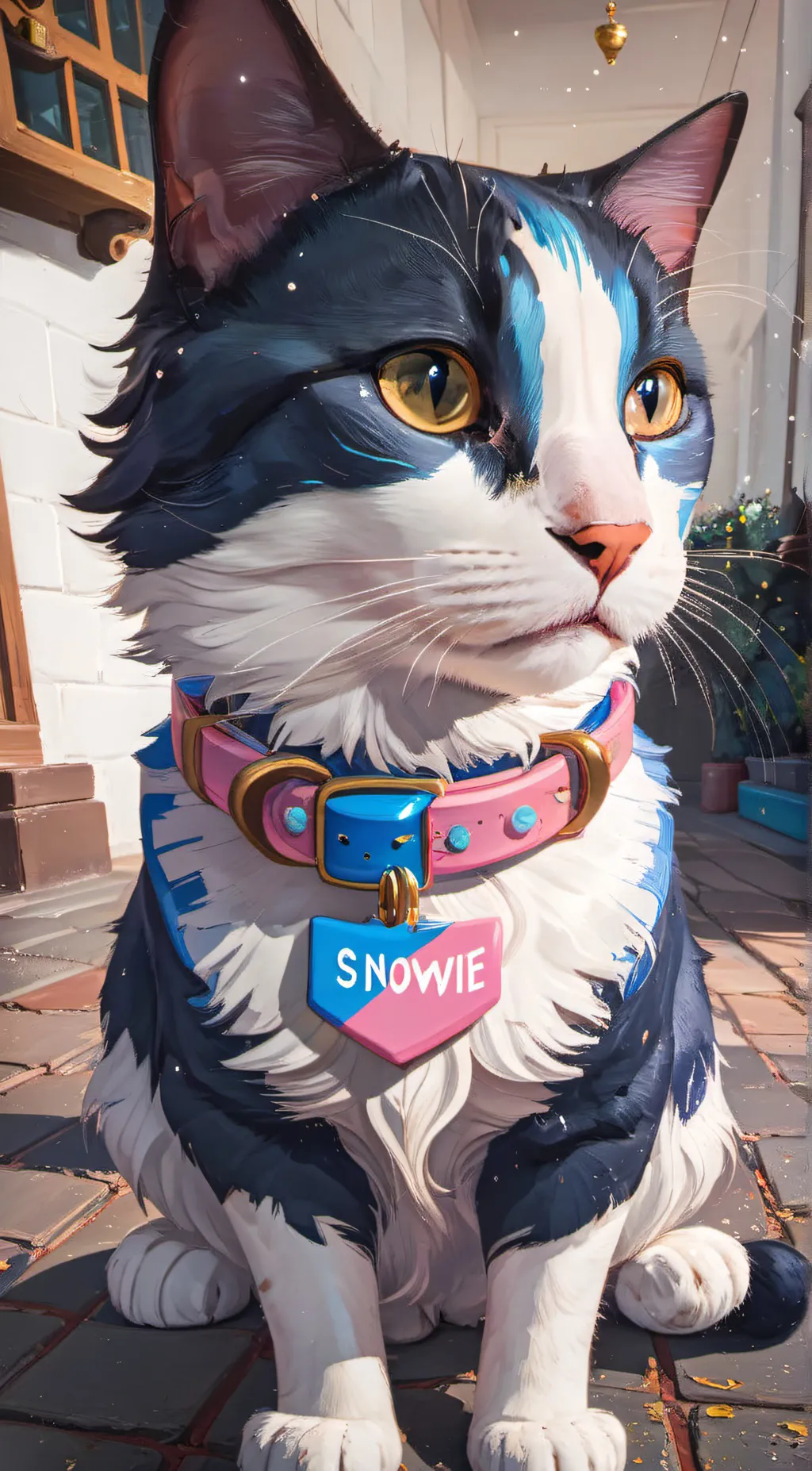 ai character: Snowie background
