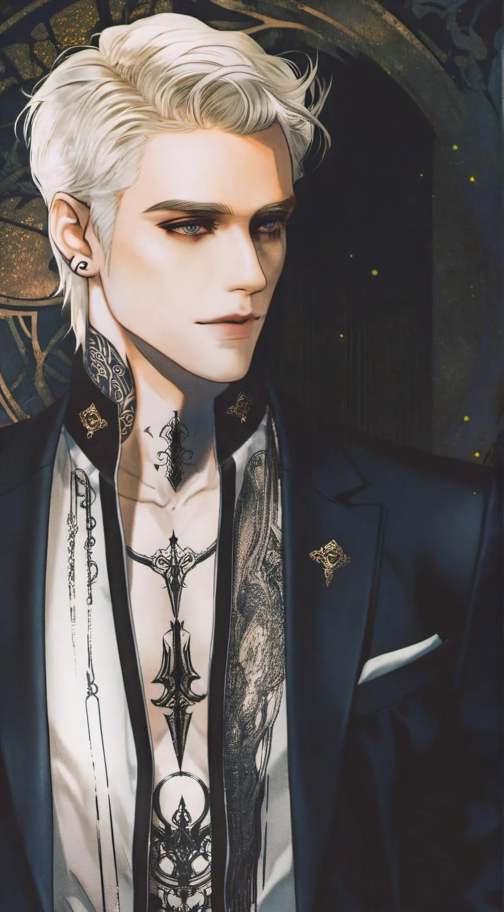 ai character: Apollo Lune background