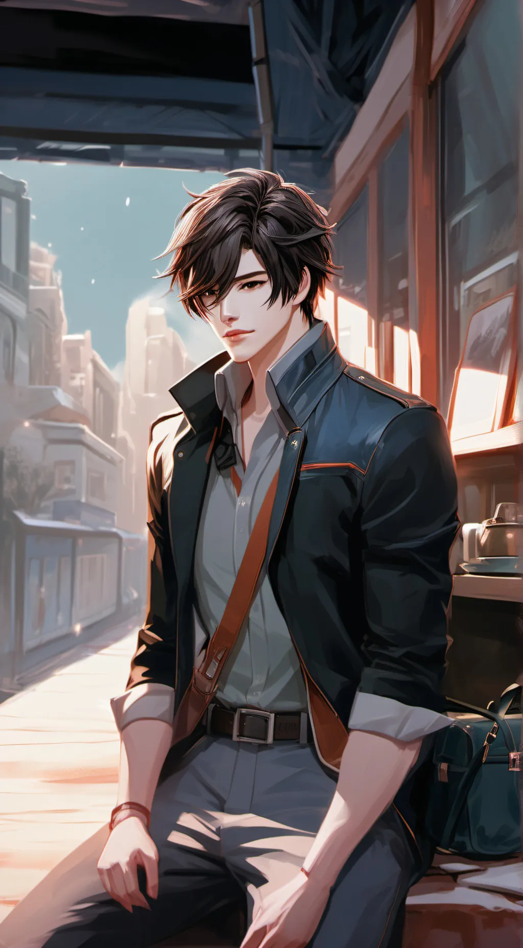 ai character: Zack background
