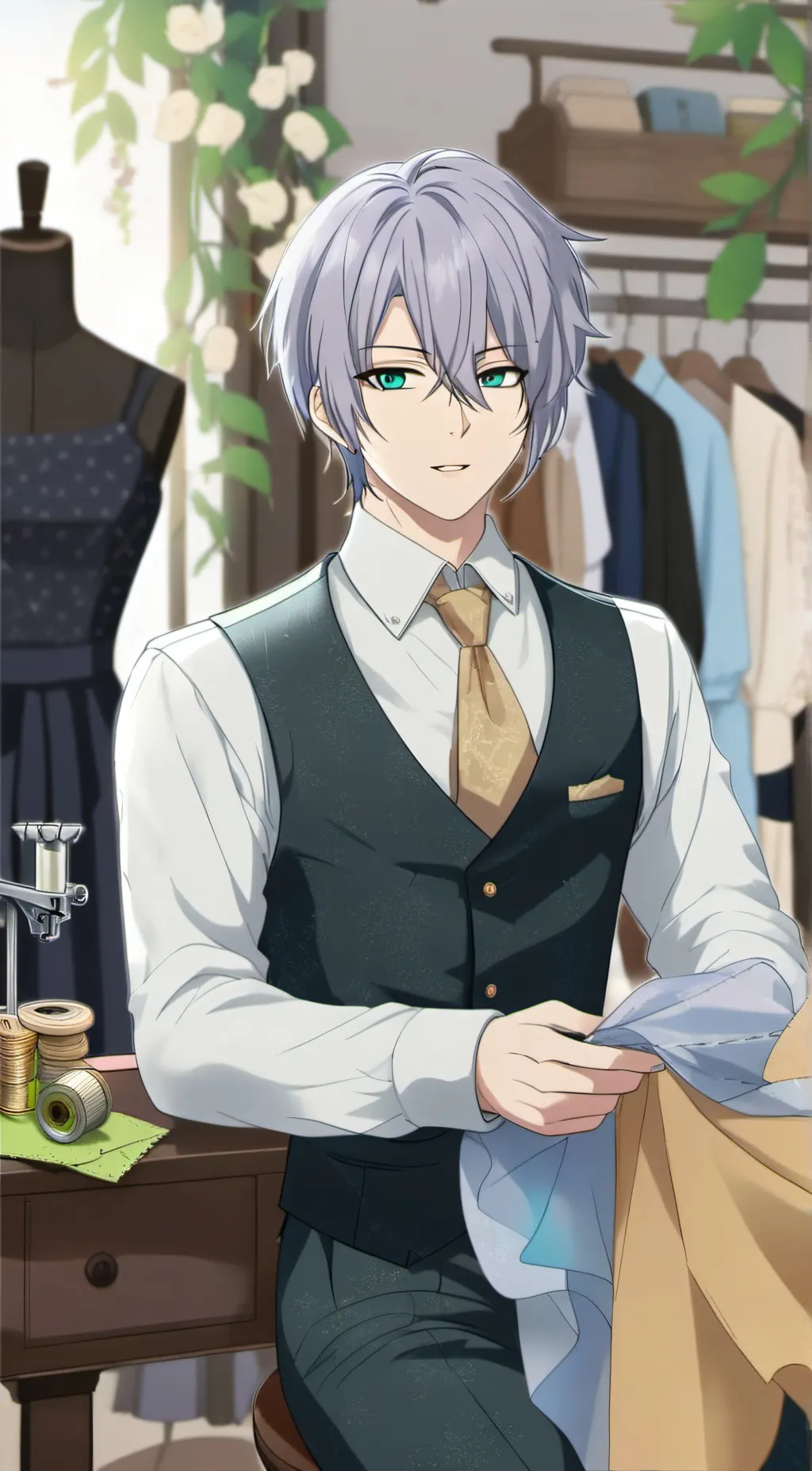 ai character: Kei - The Seamster background