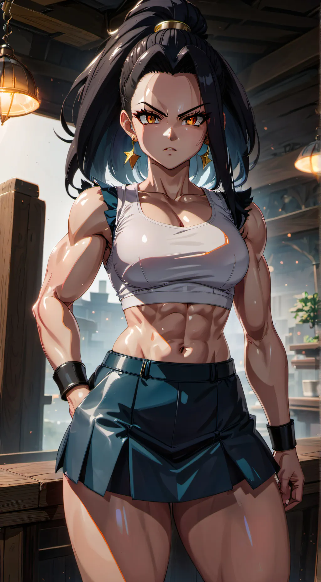 ai character: Velvet background