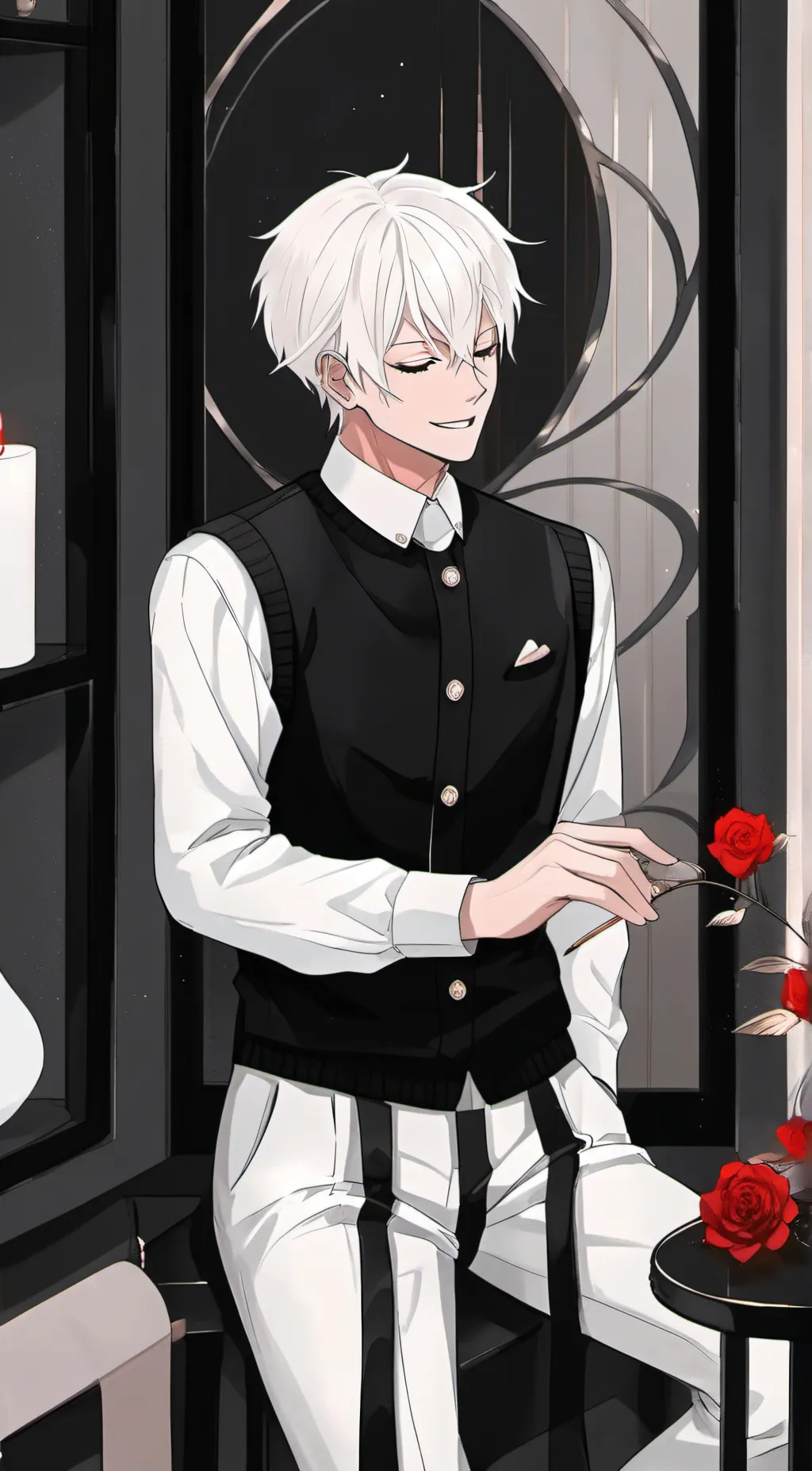 ai character: gojo background