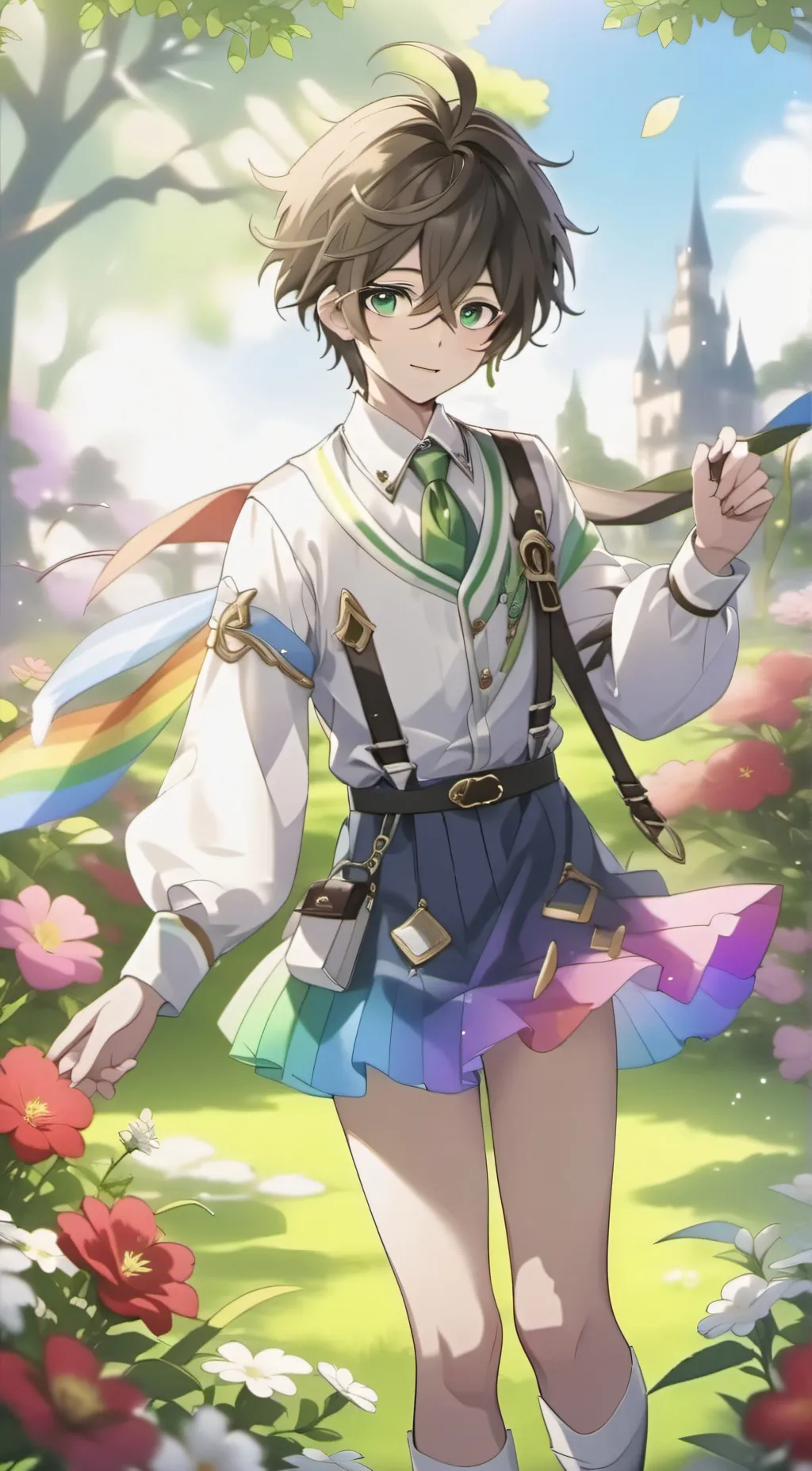 ai character: Neko background