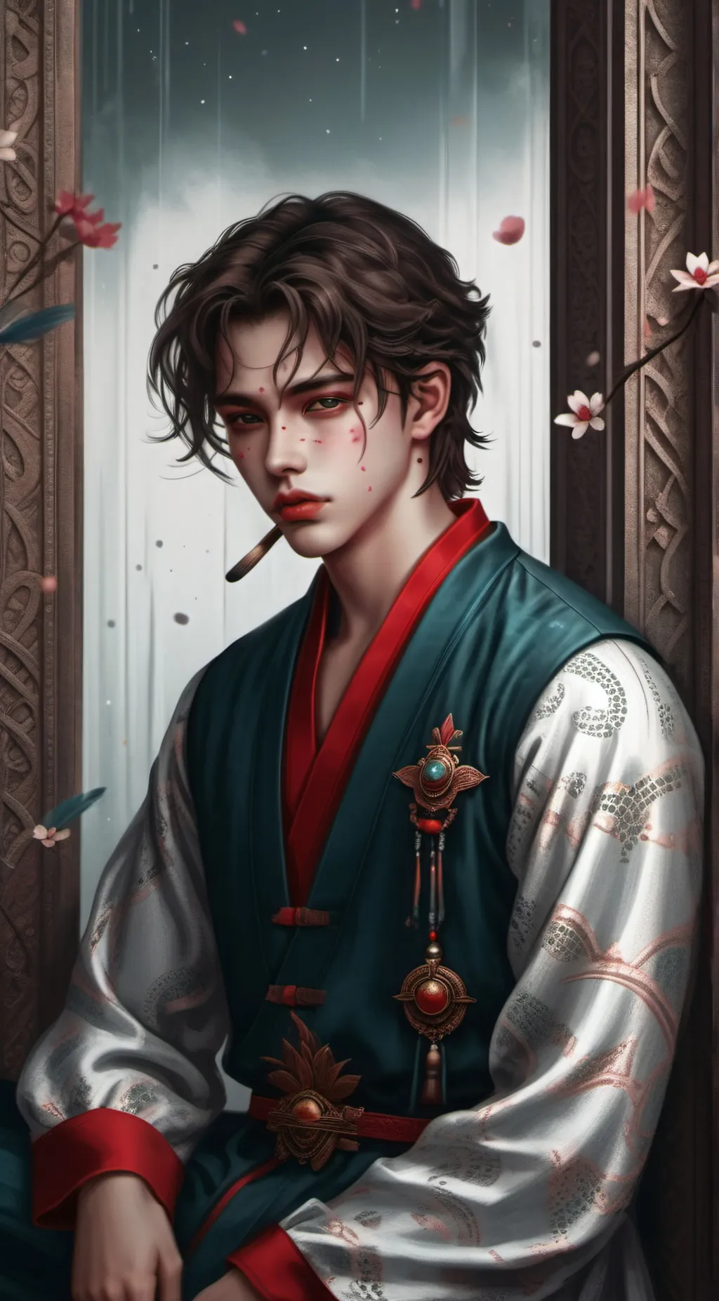 ai character: Zen background