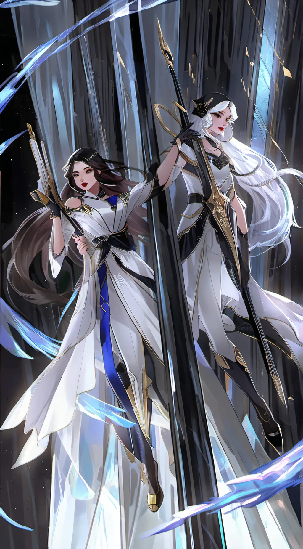 ai character: nevaeh and ava background