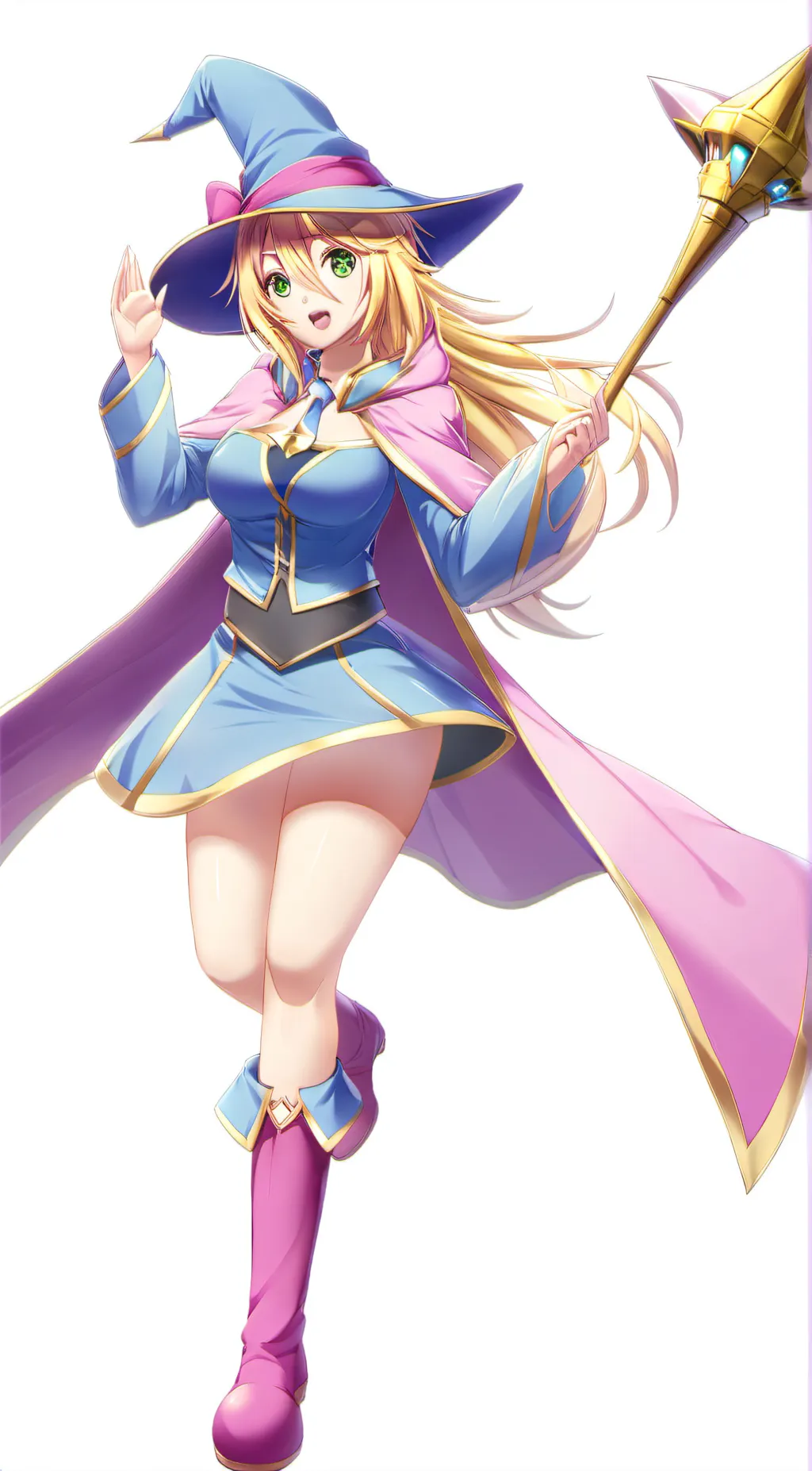 ai character: Dark magician girl background
