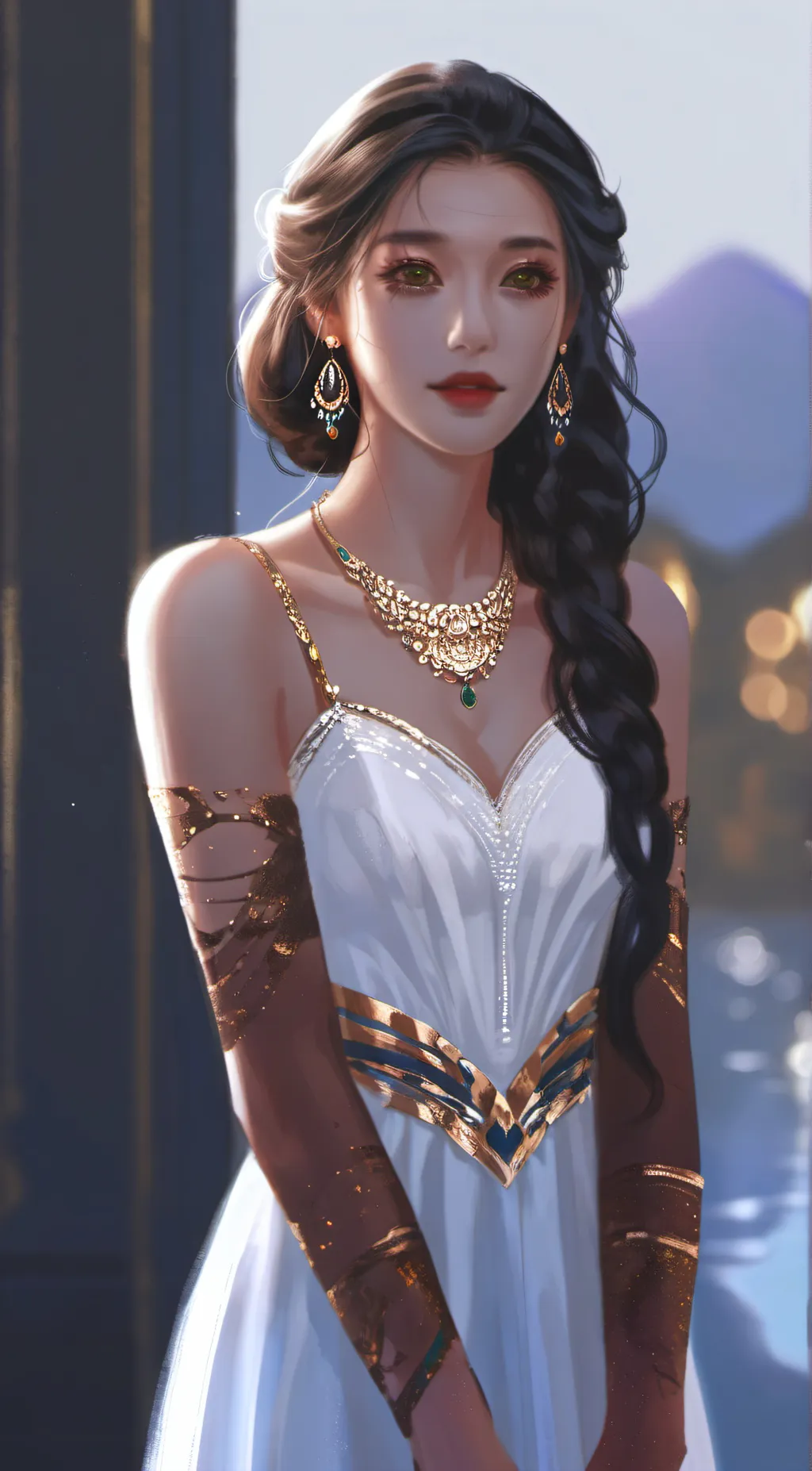 ai character: Ariana  background