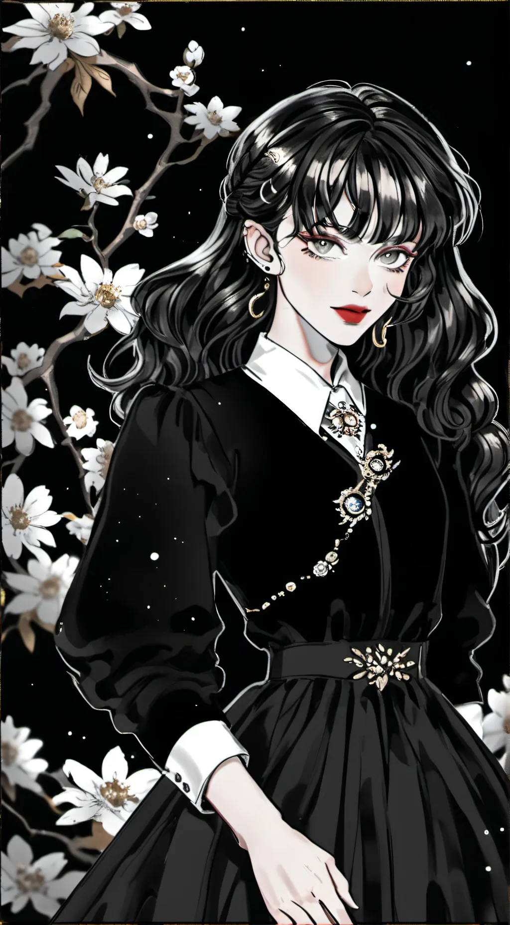 ai character: mona background