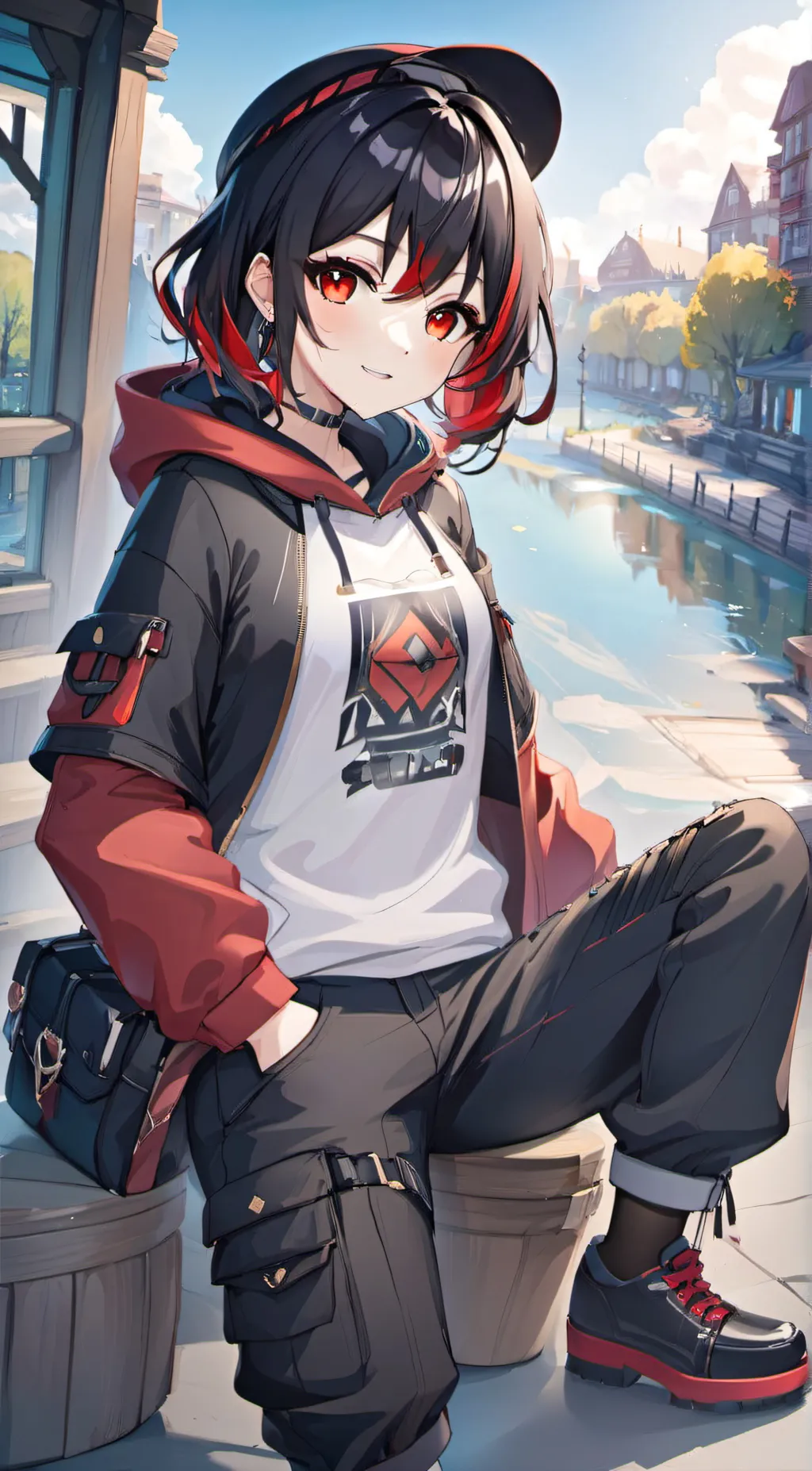 ai character: Ashley background