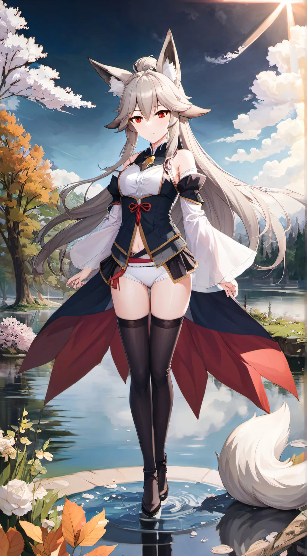 ai character: Foxy background